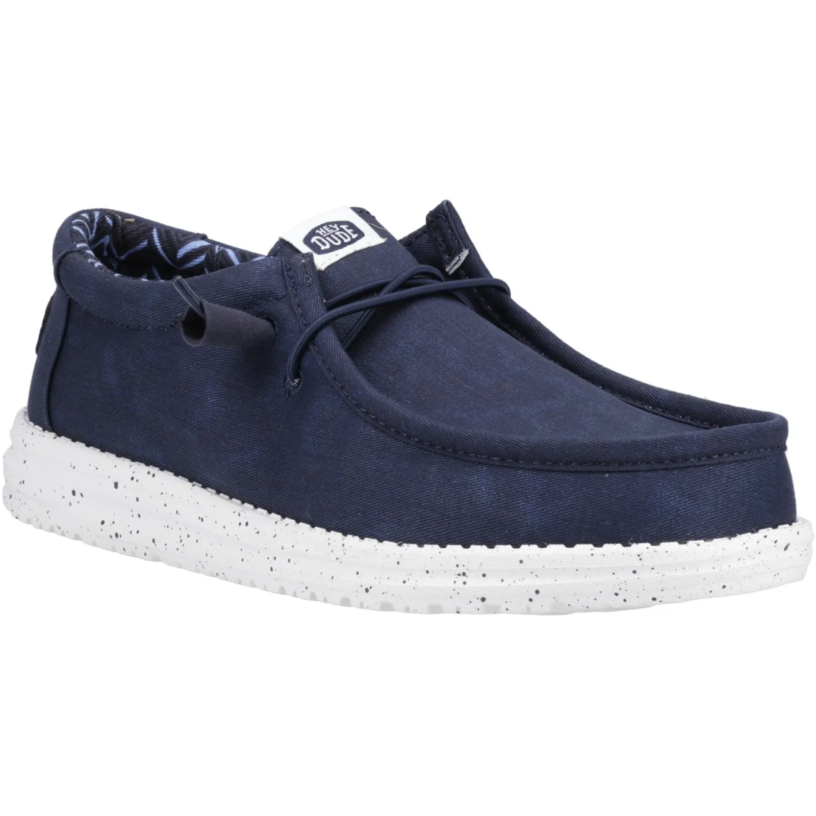 Hey Dude Mens Wally Canvas Shoe - Navy sold by The Foot Factory product image thumbnail 2