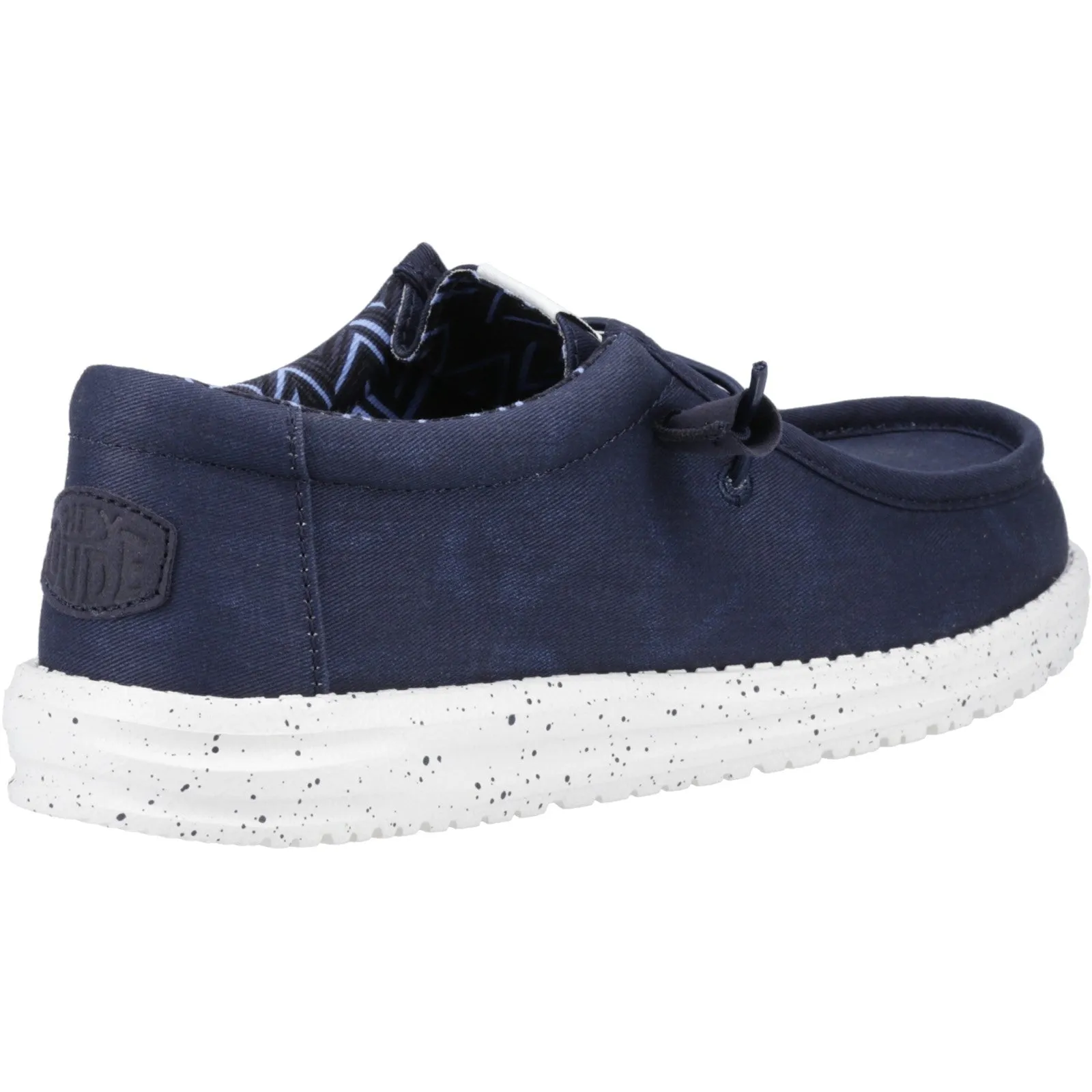 Hey Dude Mens Wally Canvas Shoe - Navy sold by The Foot Factory product image thumbnail 3