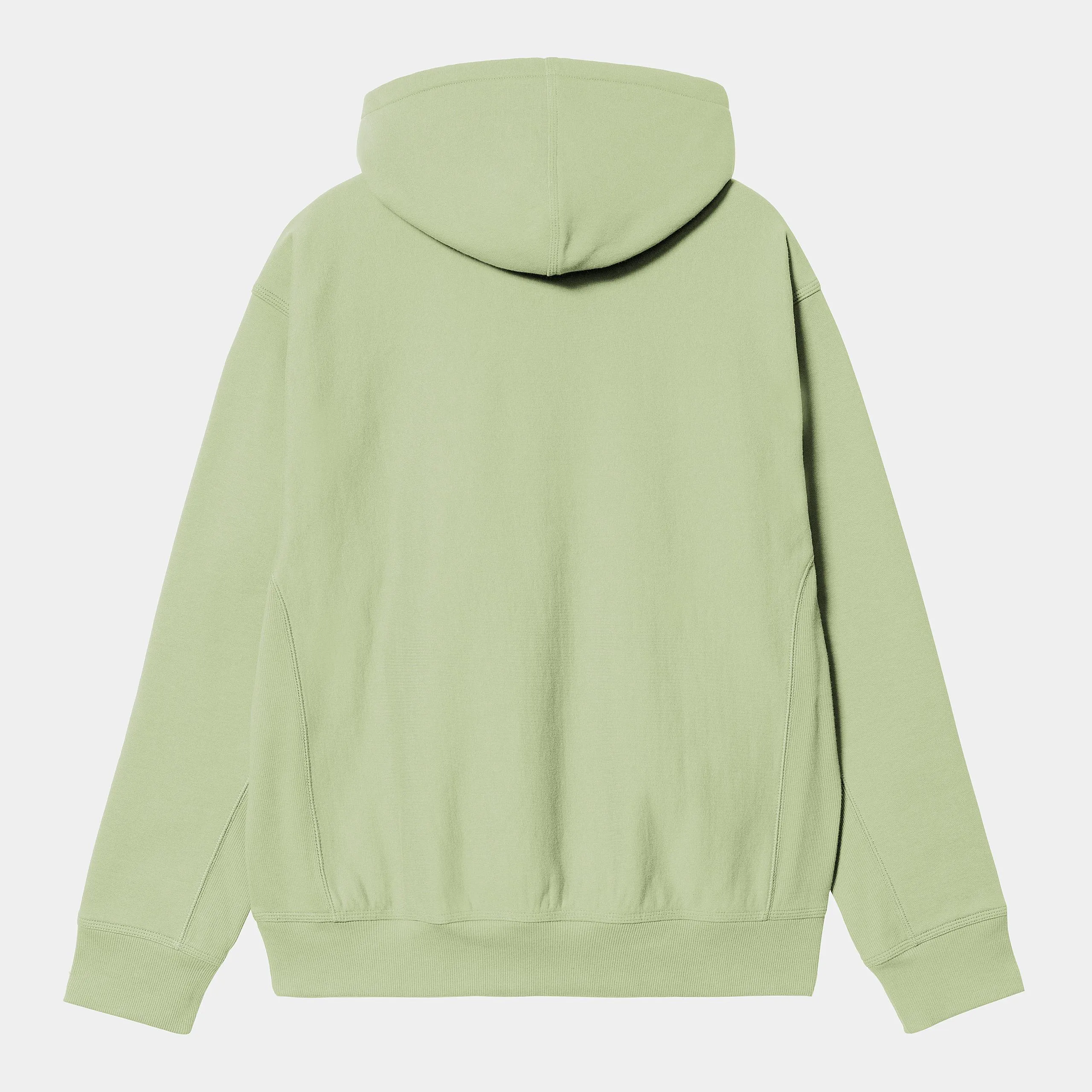 Carhartt WIP Mens American Script Hoodie | Pale Olive sold by The Foot Factory product image thumbnail 2