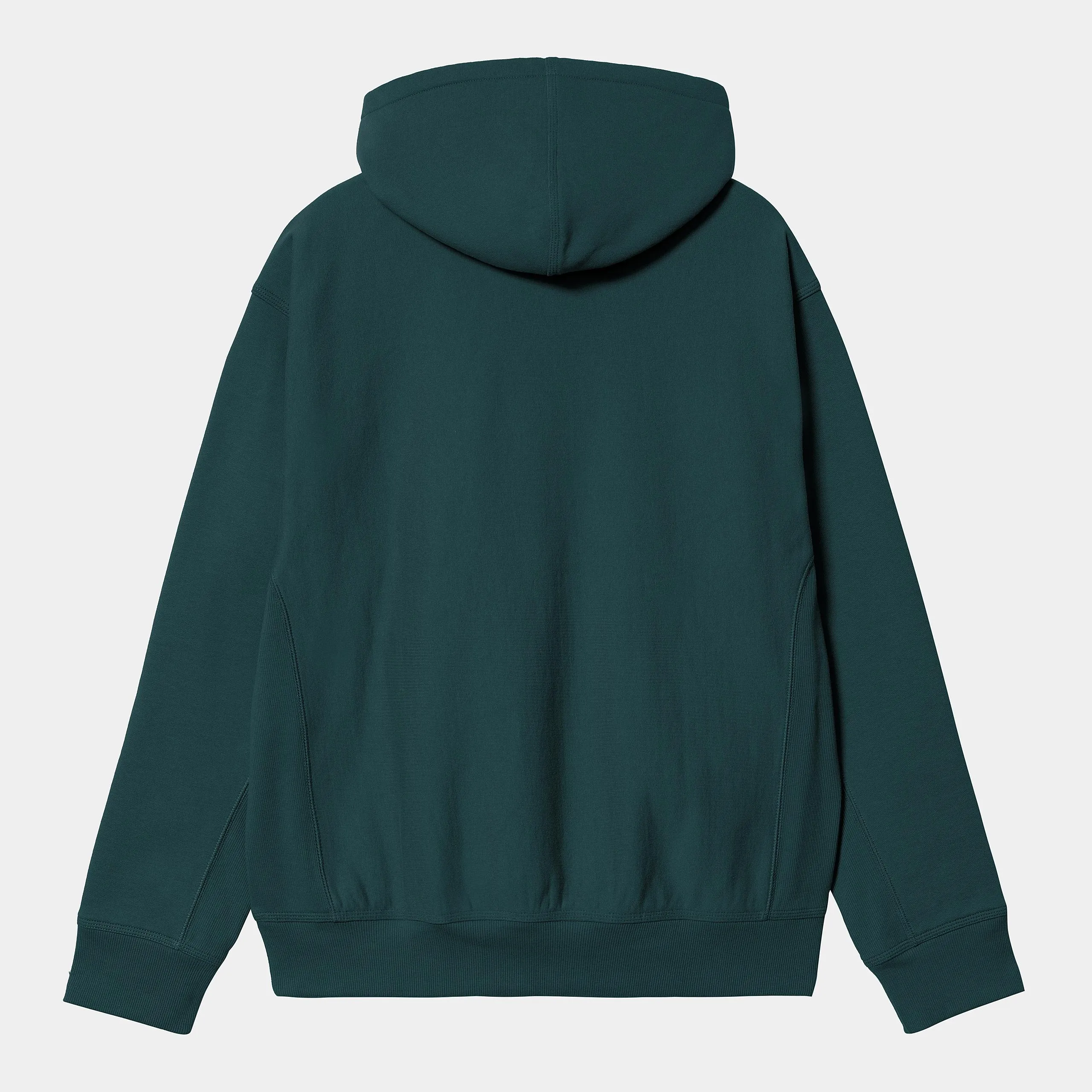 Carhartt WIP Mens American Script Hoodie | Deep Lagoon sold by The Foot Factory product image thumbnail 2
