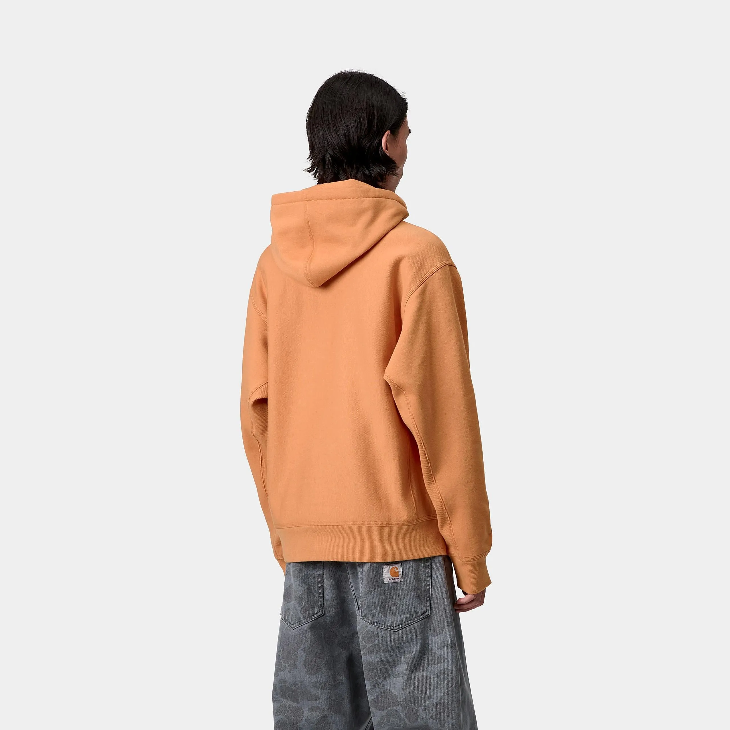 Carhartt WIP Mens American Script Hoodie | Redhaven sold by The Foot Factory product image thumbnail 4