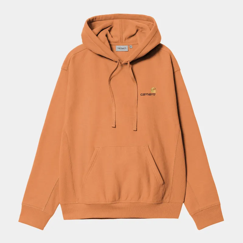 Carhartt WIP Mens American Script Hoodie | Redhaven sold by The Foot Factory