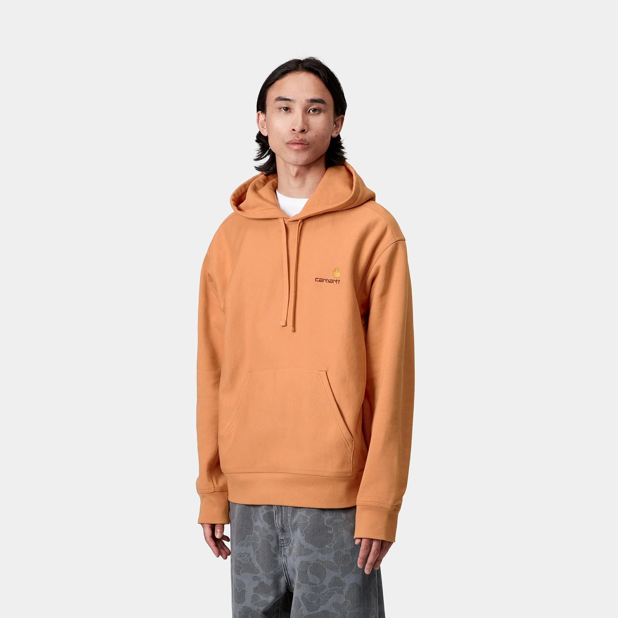 Carhartt WIP Mens American Script Hoodie | Redhaven sold by The Foot Factory product image thumbnail 3