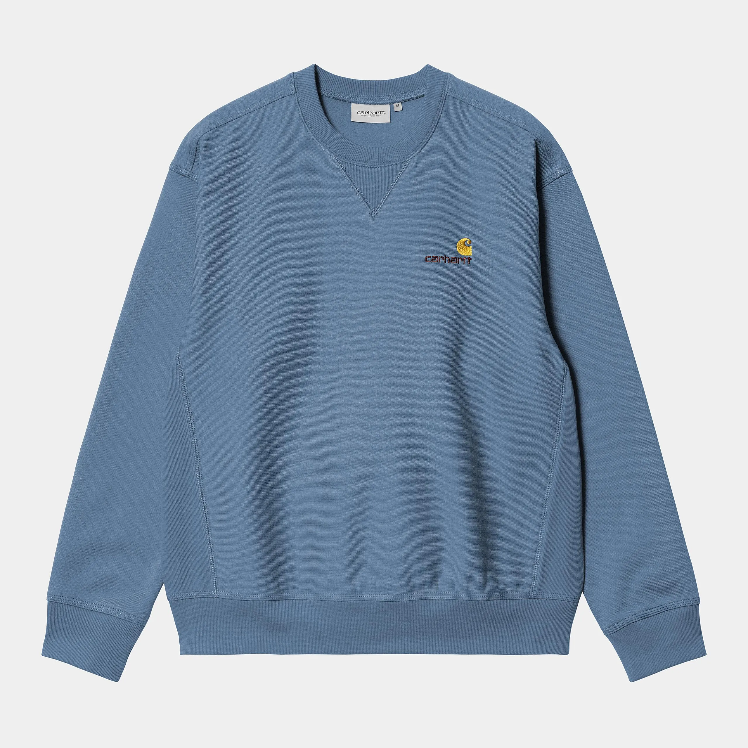 Carhartt WIP Mens American Script Sweat Top | Sorrent sold by The Foot Factory