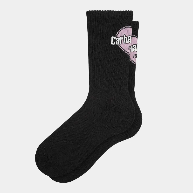 Carhartt WIP Mens Growth Socks | Black sold by The Foot Factory