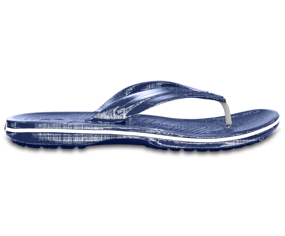 Crocs Unisex Crocband Flip Flop - Navy sold by The Foot Factory