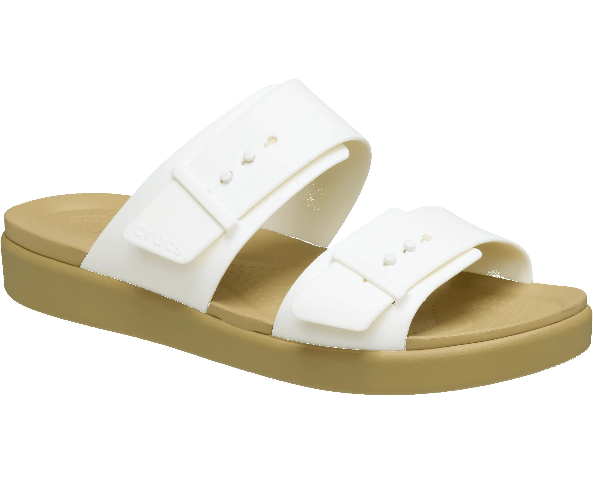CROCS Brooklyn Buckle Low Sandal - Chalk sold by The Foot Factory product image thumbnail 5