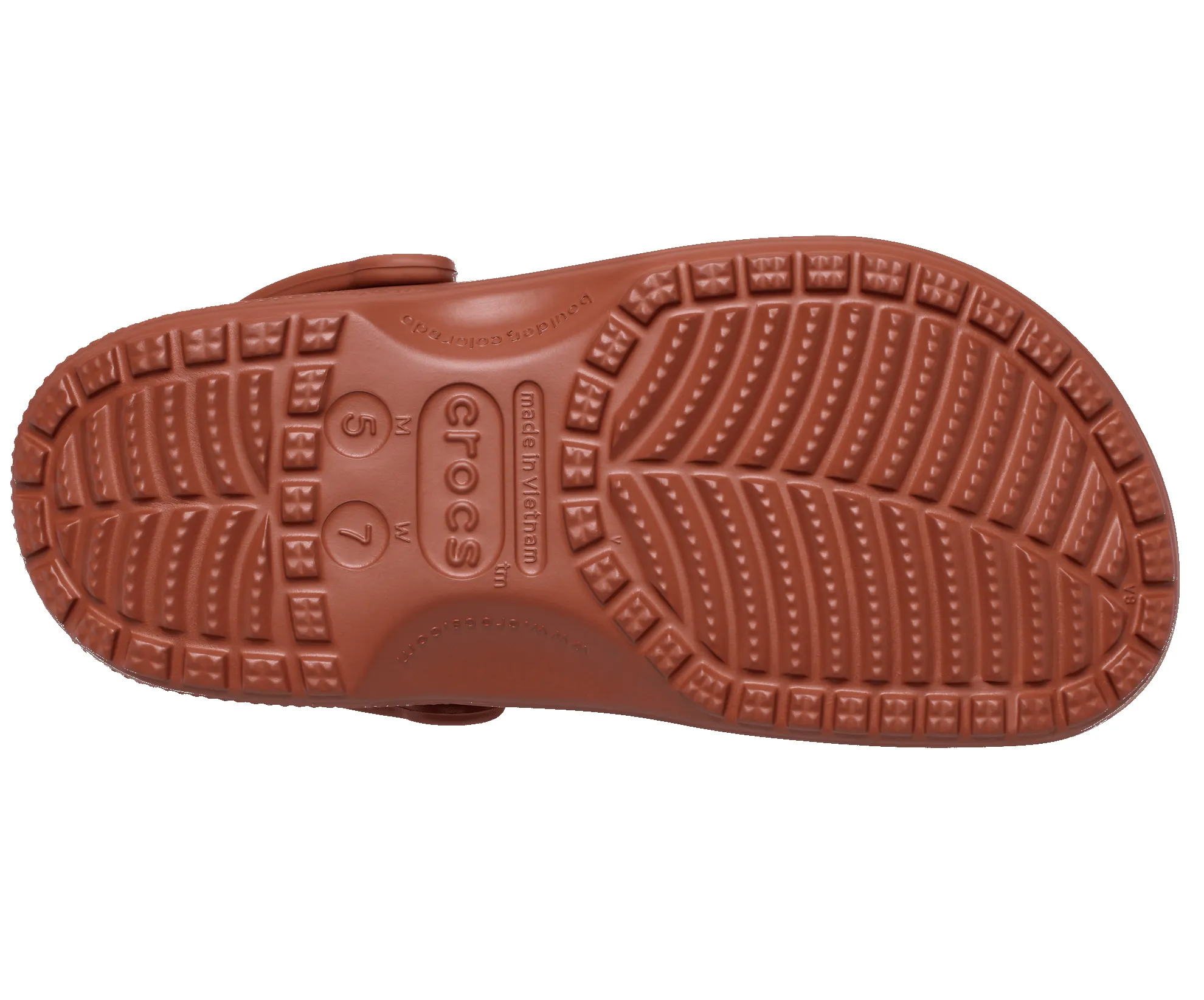 CROCS Unisex Classic Clog - Rust sold by The Foot Factory product image thumbnail 4