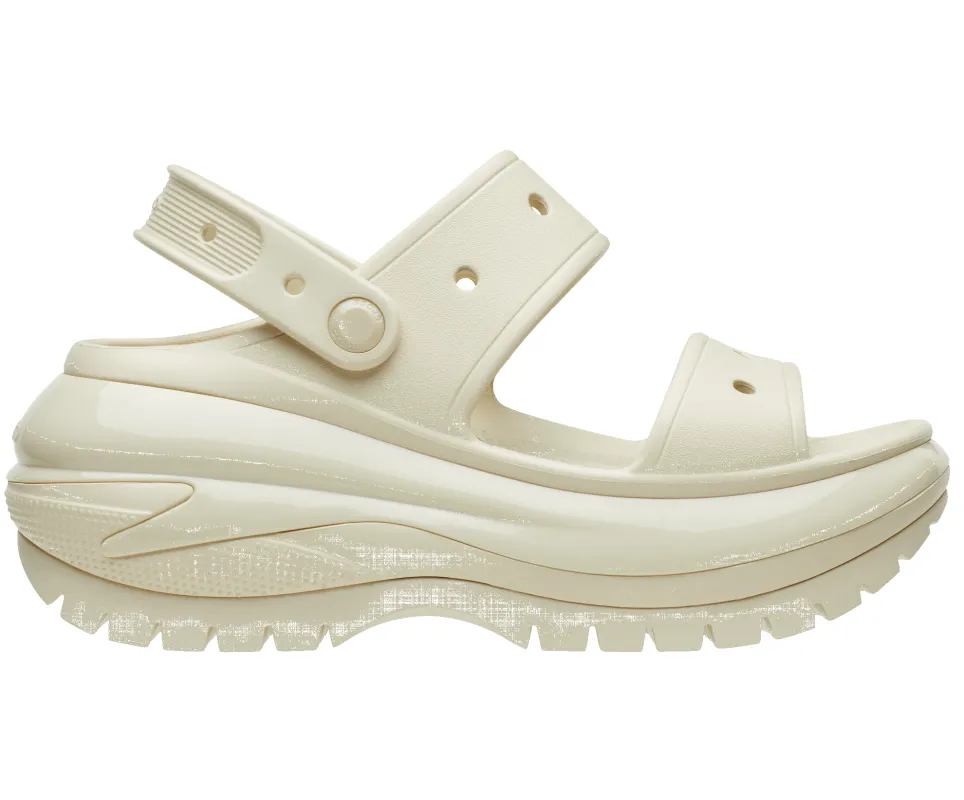 Crocs Unisex Mega Crush Sandal - Bone sold by The Foot Factory