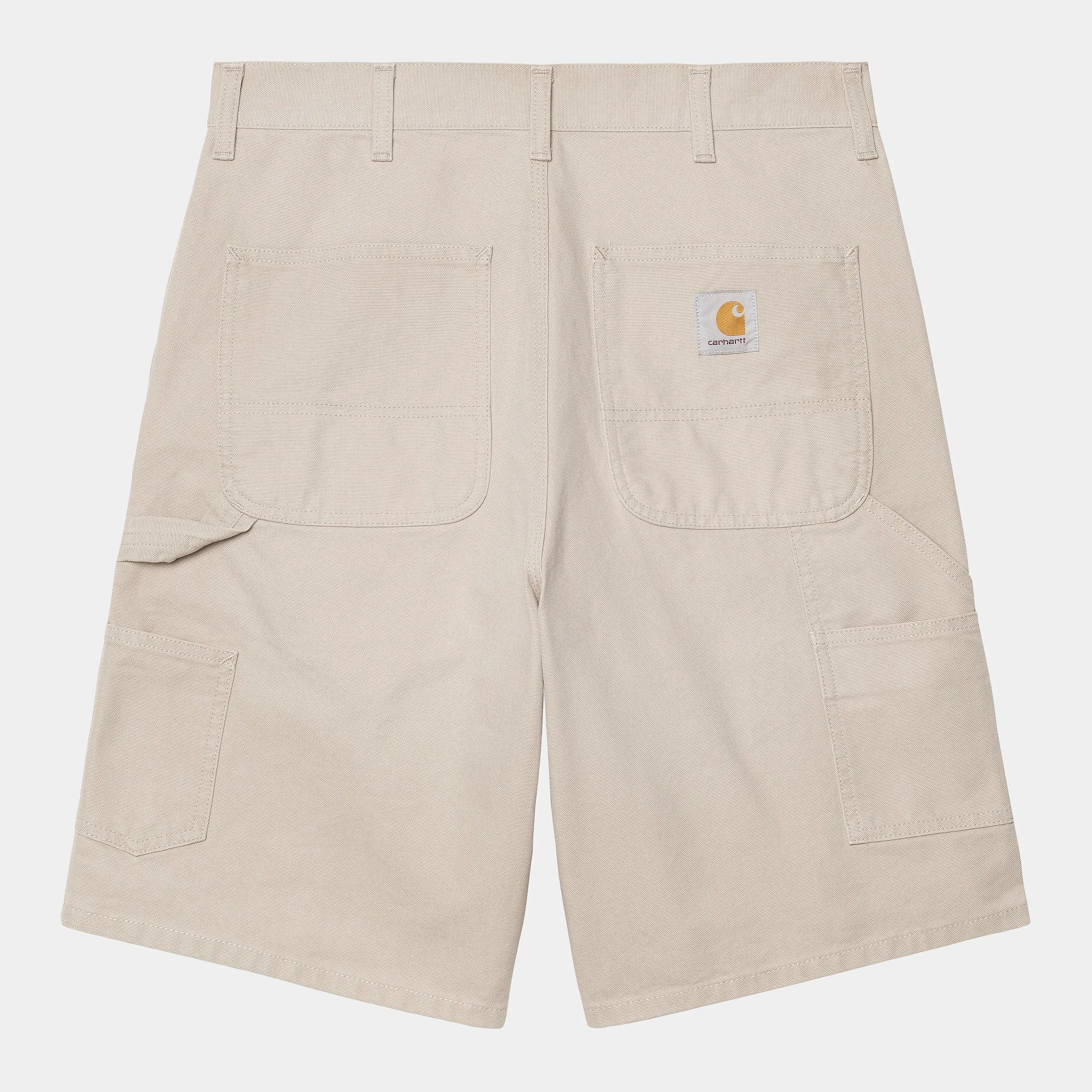 Carhartt WIP Mens Single Knee Dearborn Canvas Short | Dusky Beige sold by The Foot Factory