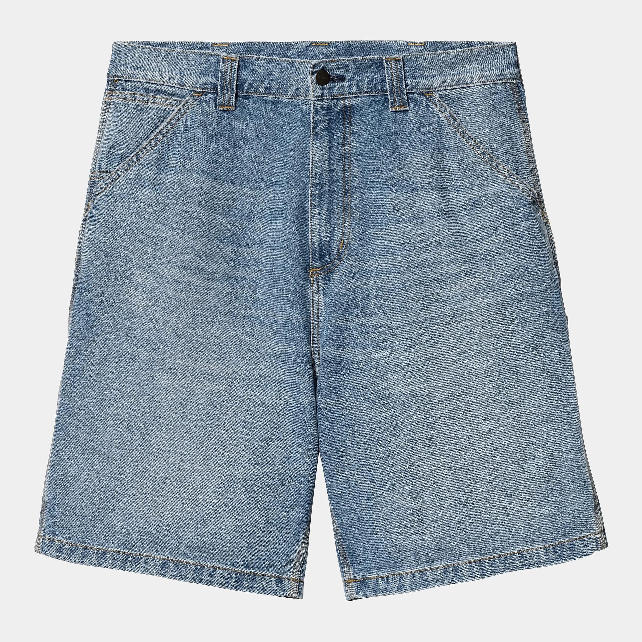Carhartt WIP Mens OG Single Knee Camano Denim Short | Blue Burst Washed sold by The Foot Factory product image thumbnail 2