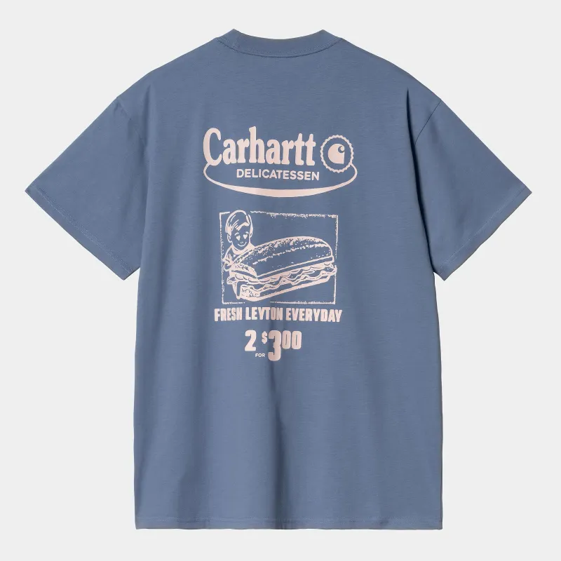 Carhartt WIP Mens Catalogue T-Shirt | Blue Iris sold by The Foot Factory