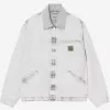 Carhartt WIP Mens Detroit Jacket | Black Chalk Wash sold by The Foot Factory