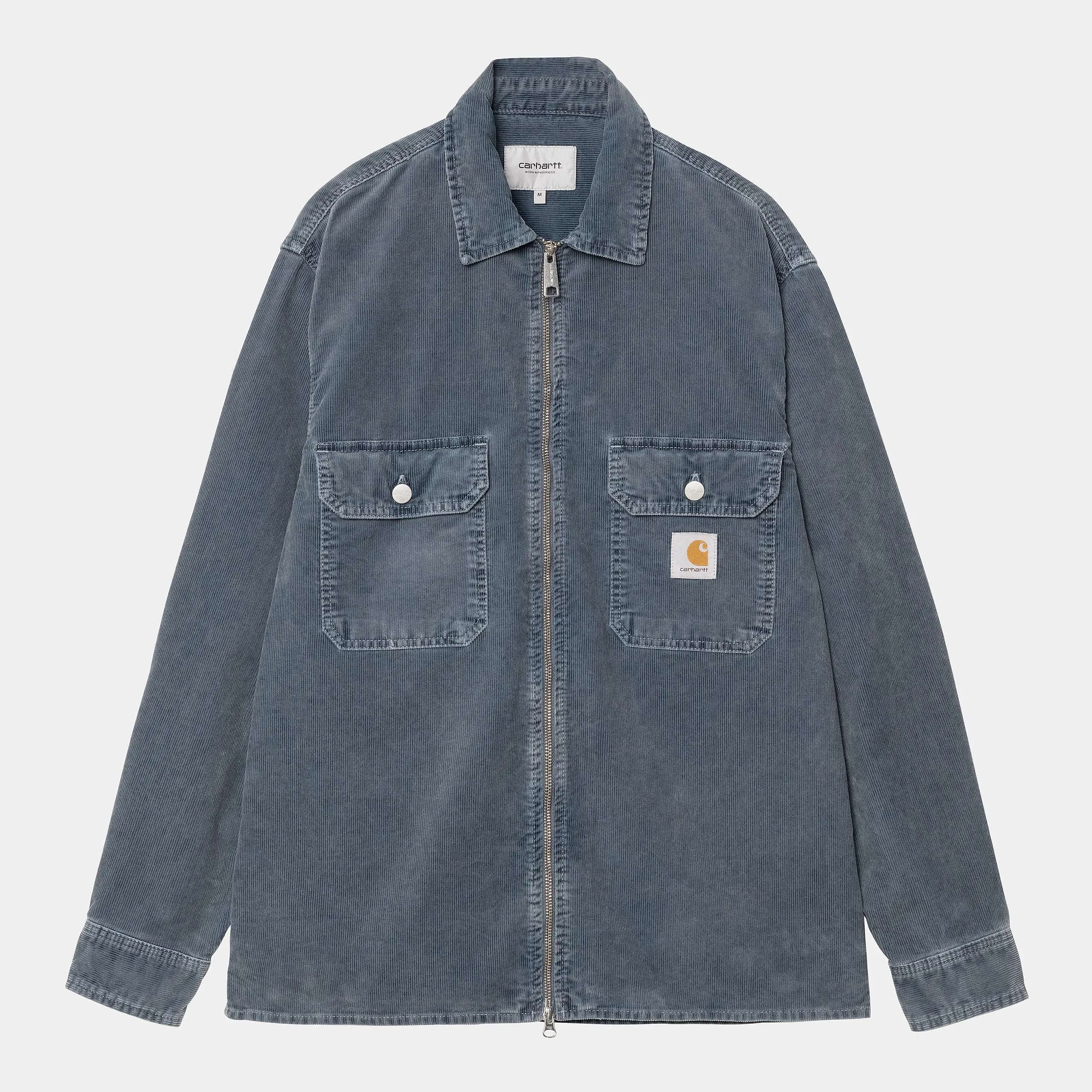Carhartt WIP Mens Reynold Shirt Jacket - Dusky Blue sold by The Foot Factory