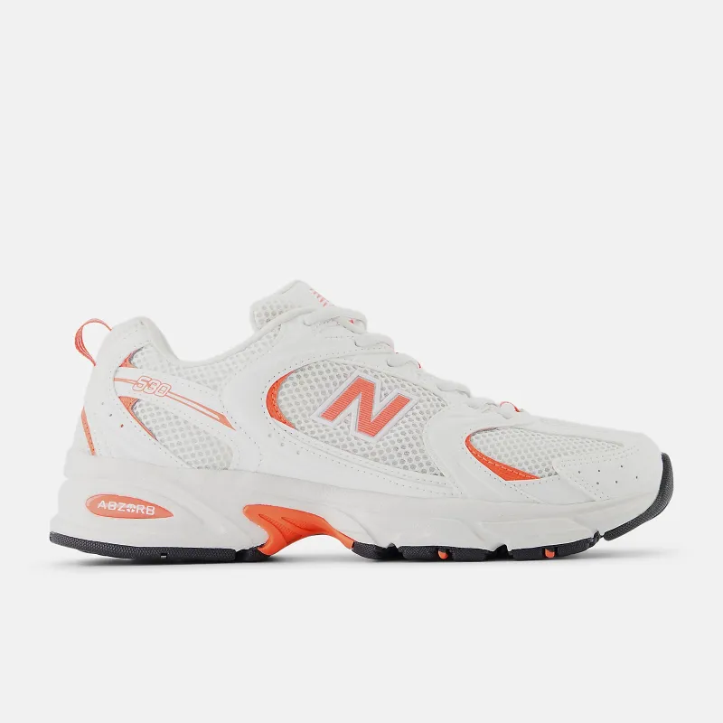 New Balance Unisex 530 Trainers | Sea Salt / Peach Nectar sold by The Foot Factory