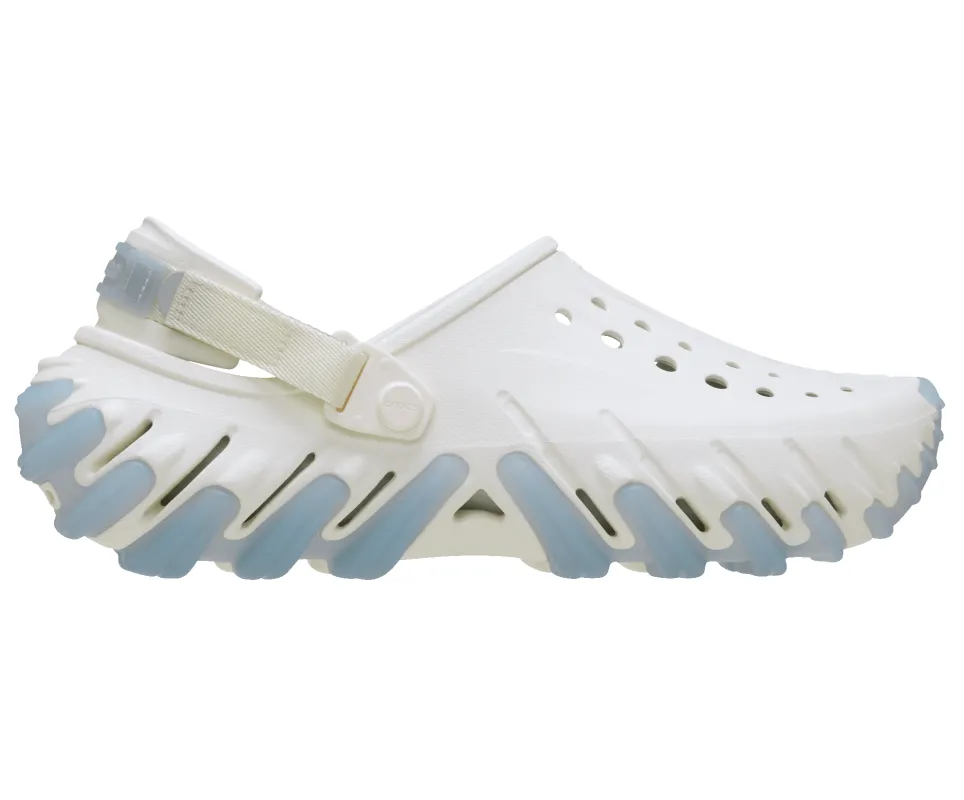 CROCS Unisex Echo Icey Clog | Chalk sold by The Foot Factory
