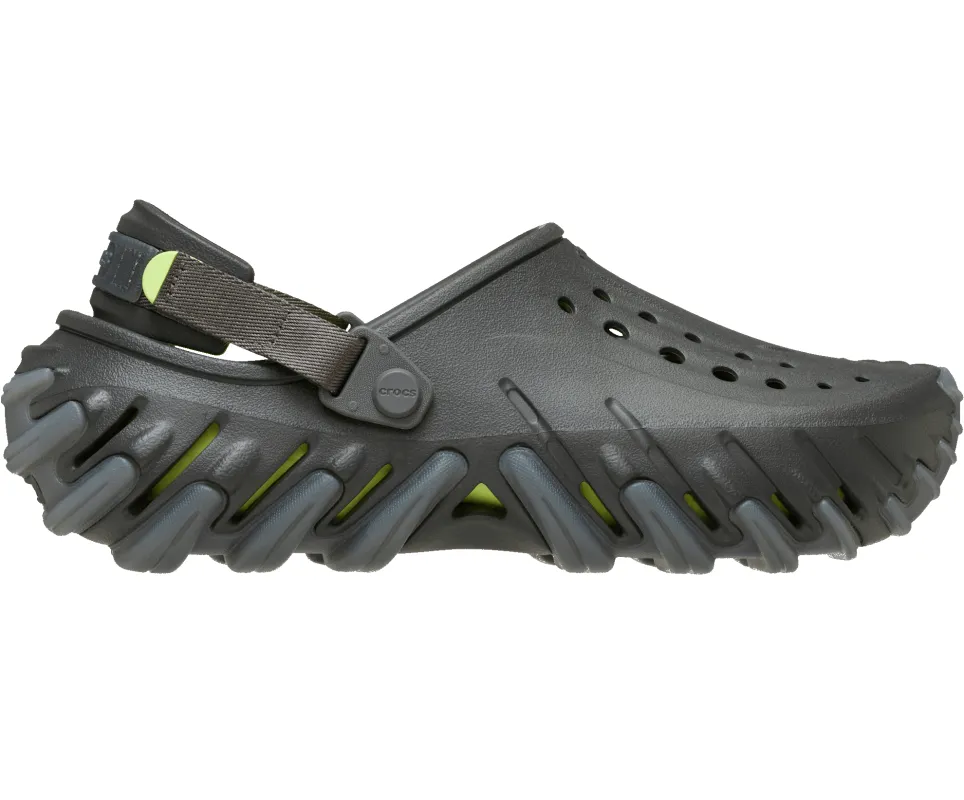 CROCS Unisex Echo Icey Clog | Black Sand sold by The Foot Factory