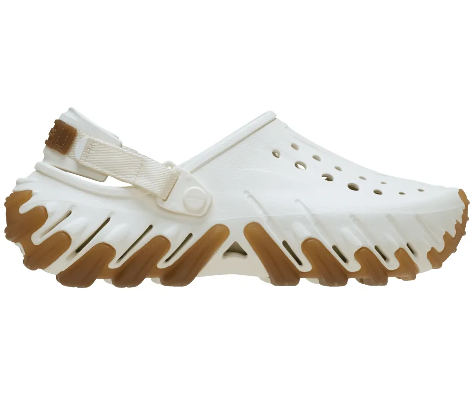 CROCS Unisex Echo Gum Clog | Chalk sold by The Foot Factory
