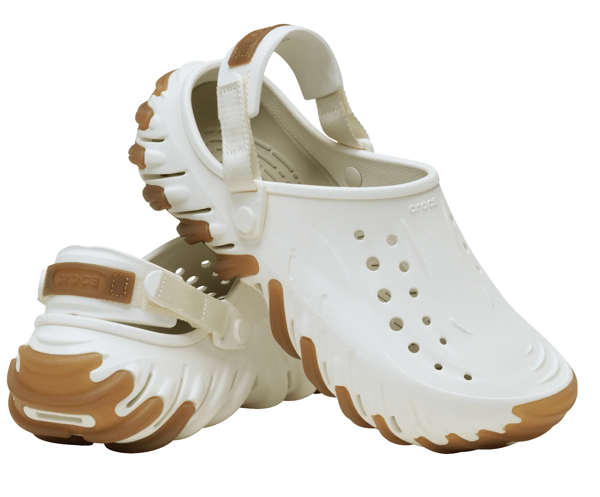 CROCS Unisex Echo Gum Clog | Chalk sold by The Foot Factory product image thumbnail 2