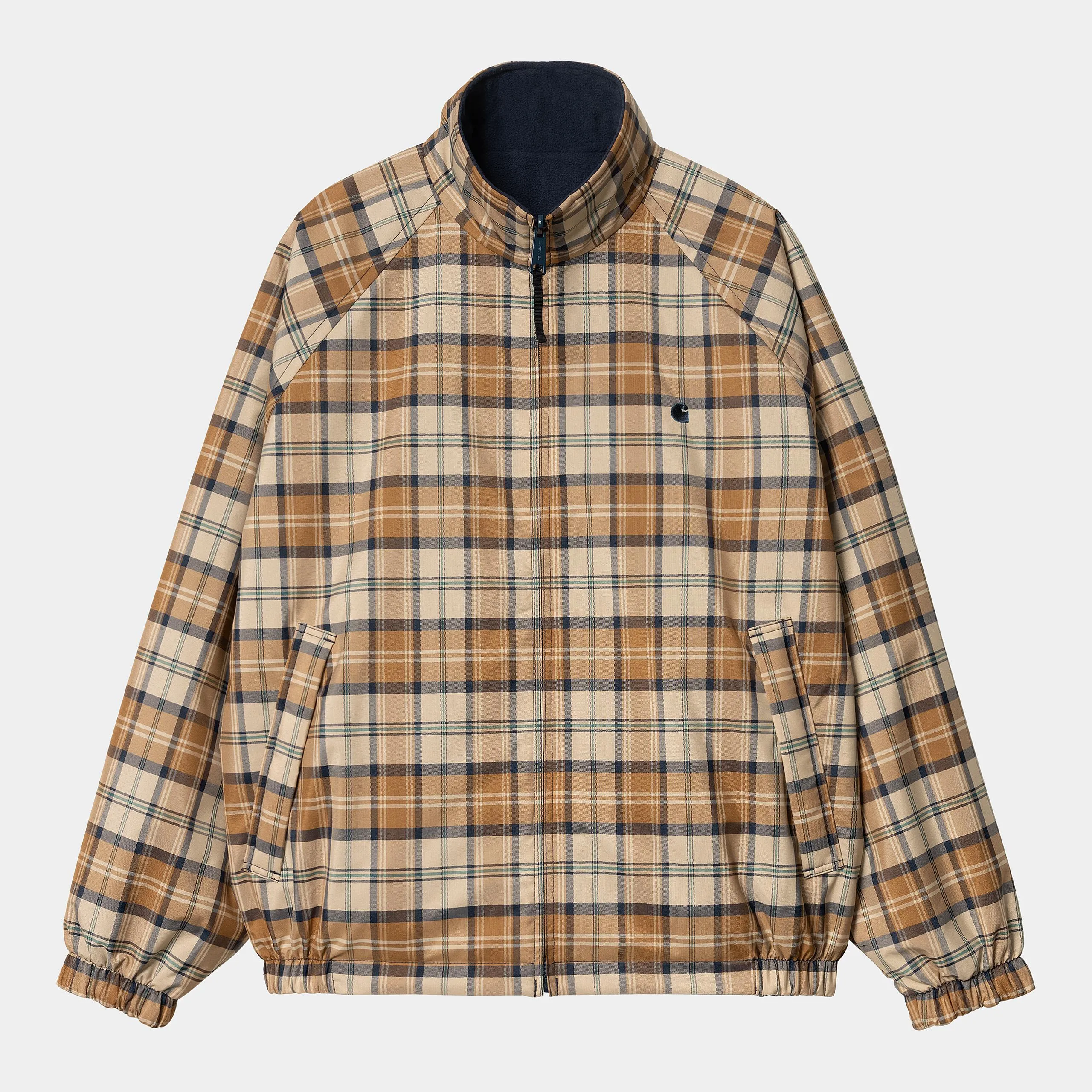 Carhartt WIP Mens Reversible Planer Jacket | Wall / Air Force Blue sold by The Foot Factory
