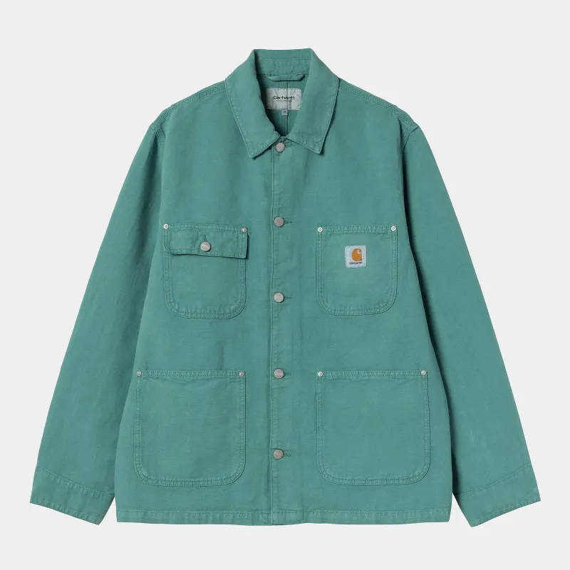 Carhartt WIP Mens Walter Chore Coat Jacket | Saguaro Garment Dyed sold by The Foot Factory