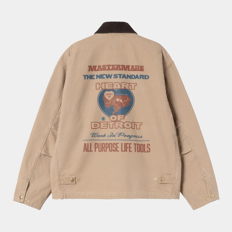 Carhartt WIP Mens OG Arcan Graphic Jacket | Dusty Hamilton Brown sold by The Foot Factory