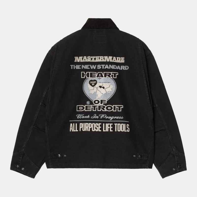 Carhartt WIP Mens OG Arcan Graphic Jacket | Black sold by The Foot Factory