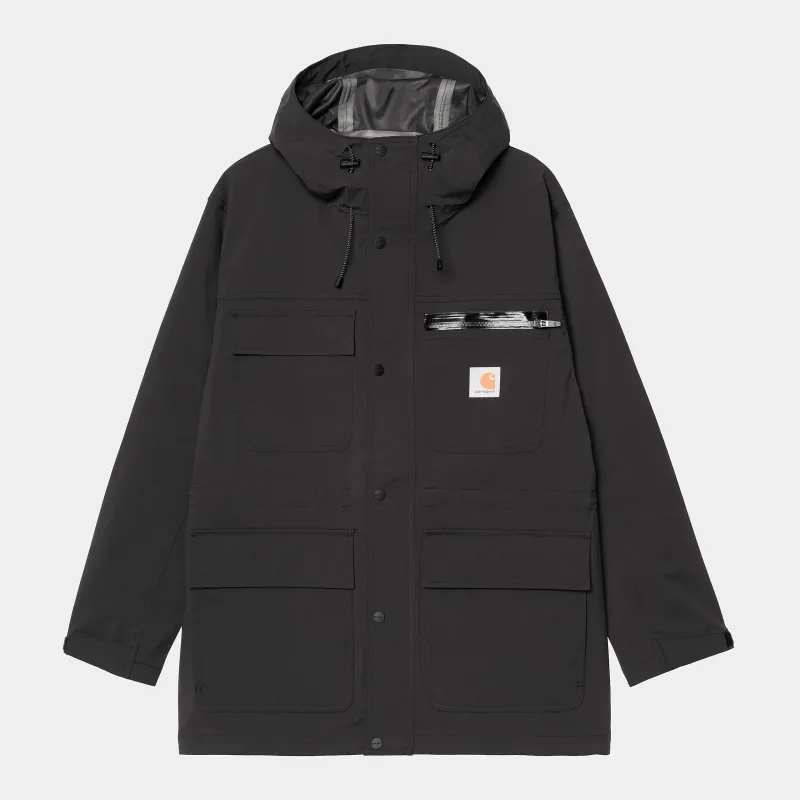 Carhartt WIP Mens Bowden Jacket | Black sold by The Foot Factory