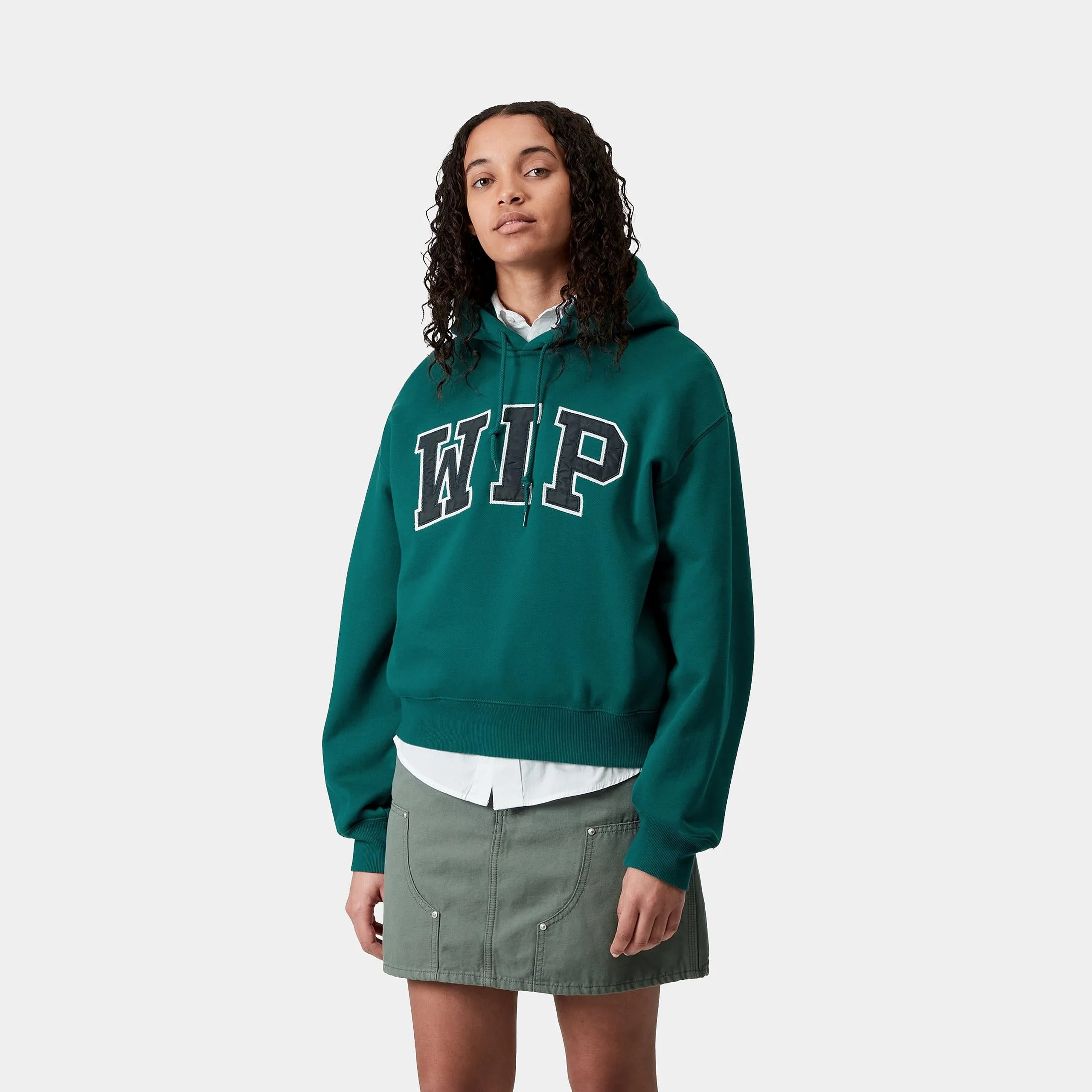 Carhartt WIP Womens WIP Hoodie | Rainforest sold by The Foot Factory product image thumbnail 3