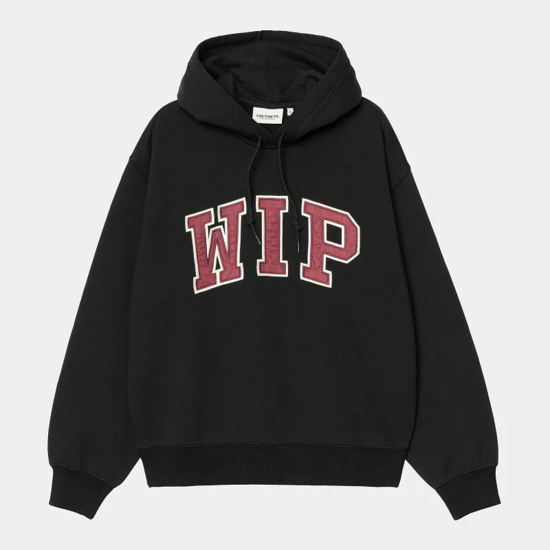 Carhartt WIP Womens WIP Hoodie | Black sold by The Foot Factory
