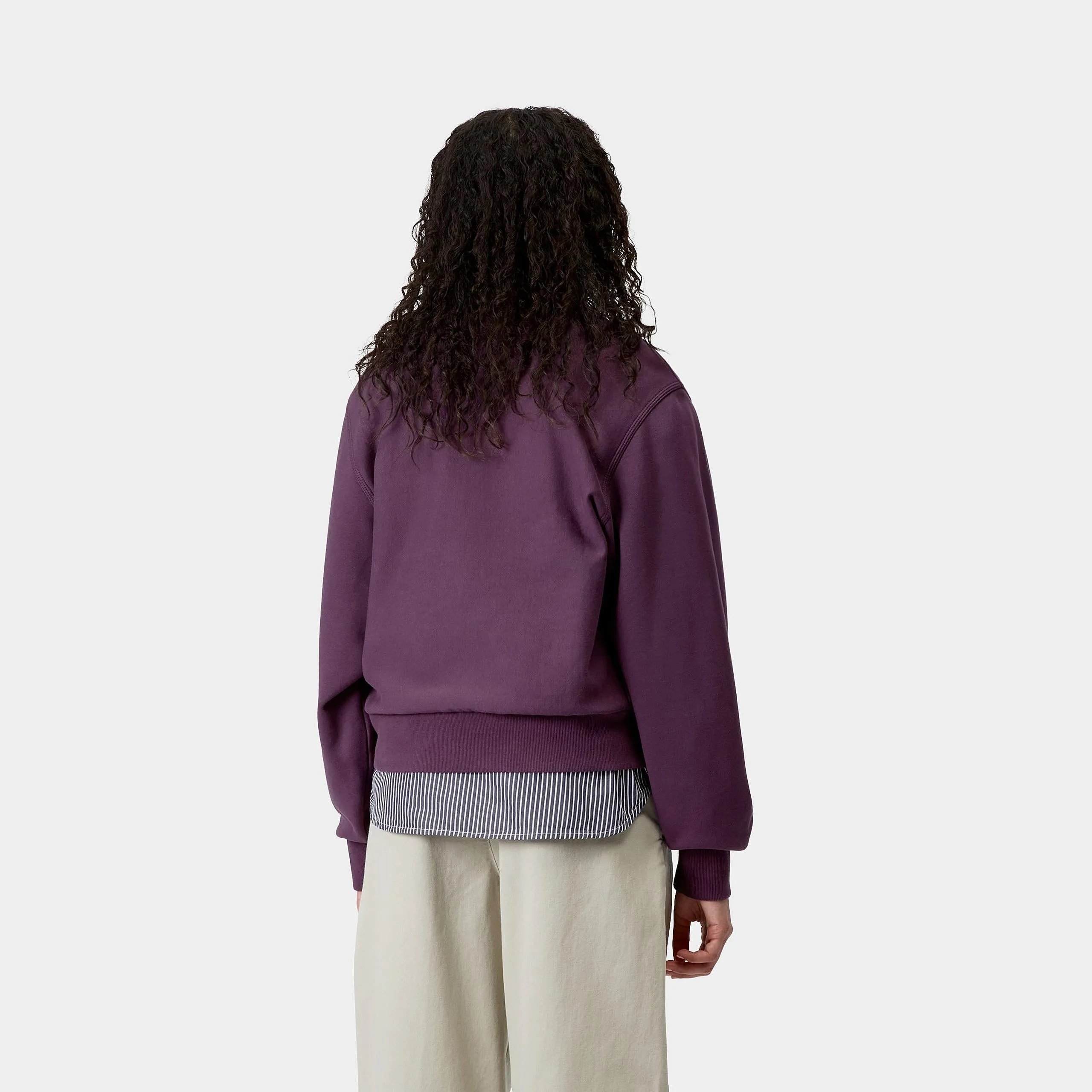 Carhartt WIP Womens American Script Sweat Top | Huckleberry sold by The Foot Factory product image thumbnail 4