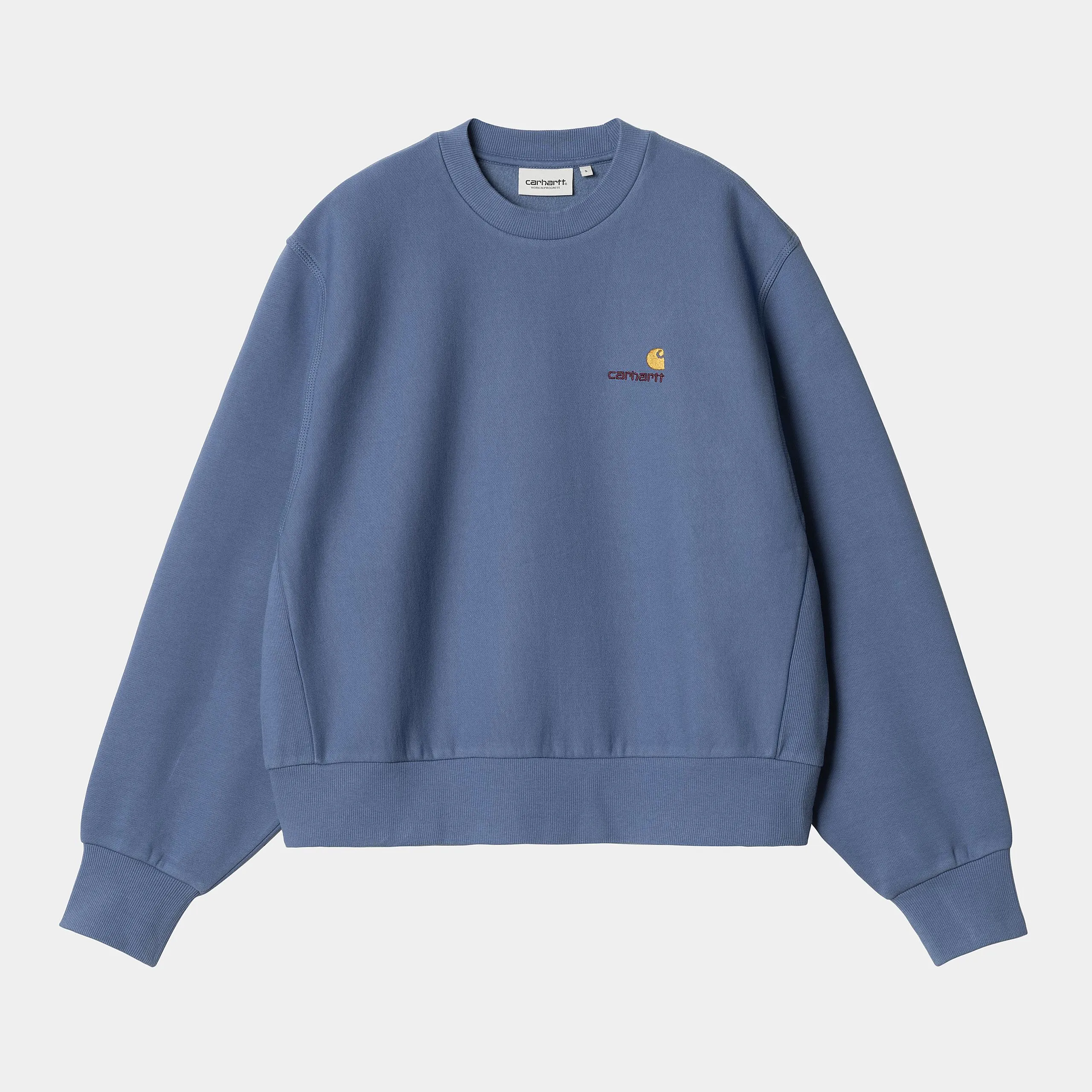 Carhartt WIP Womens American Script Sweat Top | Sorrent sold by The Foot Factory