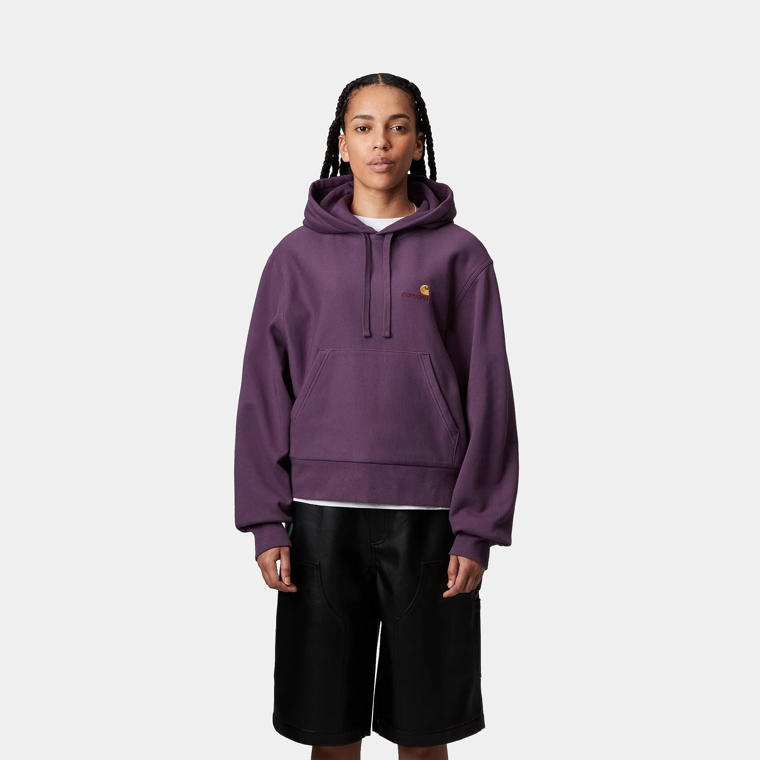 Carhartt WIP Womens American Script Sweat Hoodie | Huckleberry sold by The Foot Factory product image thumbnail 3