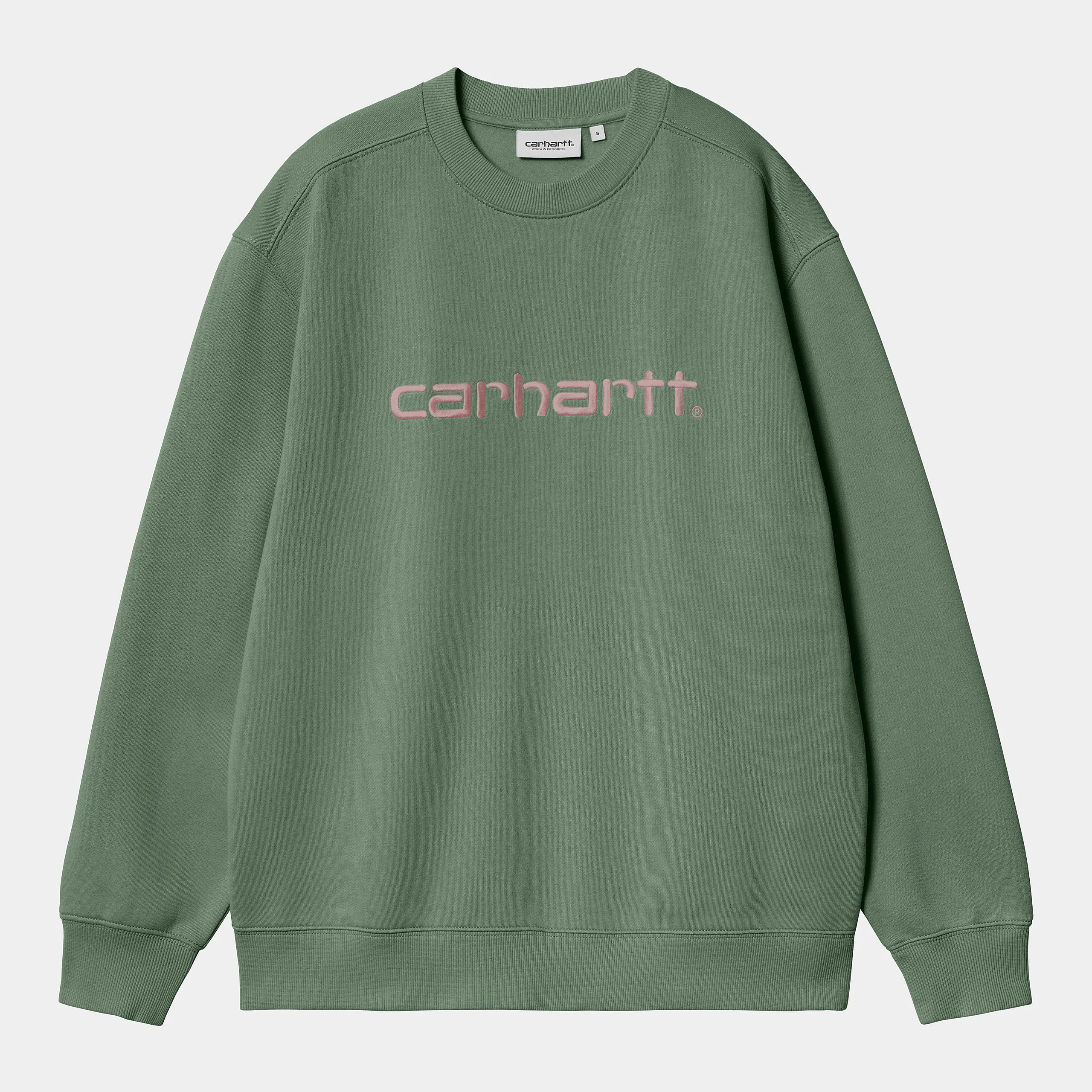Carhartt WIP Womens Carhartt Sweat Top | Park / Hortensia sold by The Foot Factory
