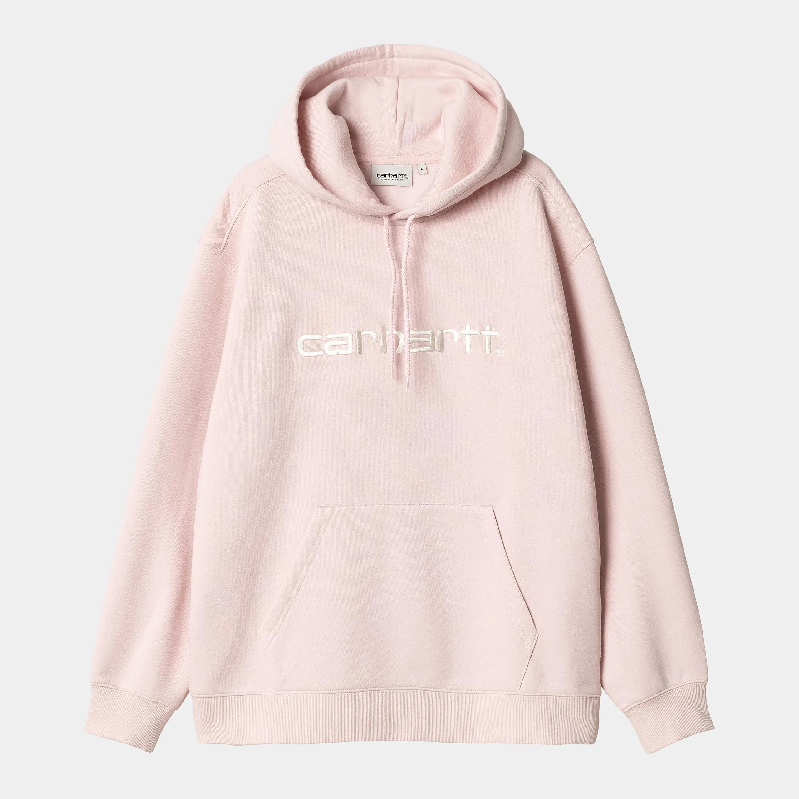 Carhartt WIP Womens Carhartt Sweat Hoodie | Air Pink / Wax sold by The Foot Factory