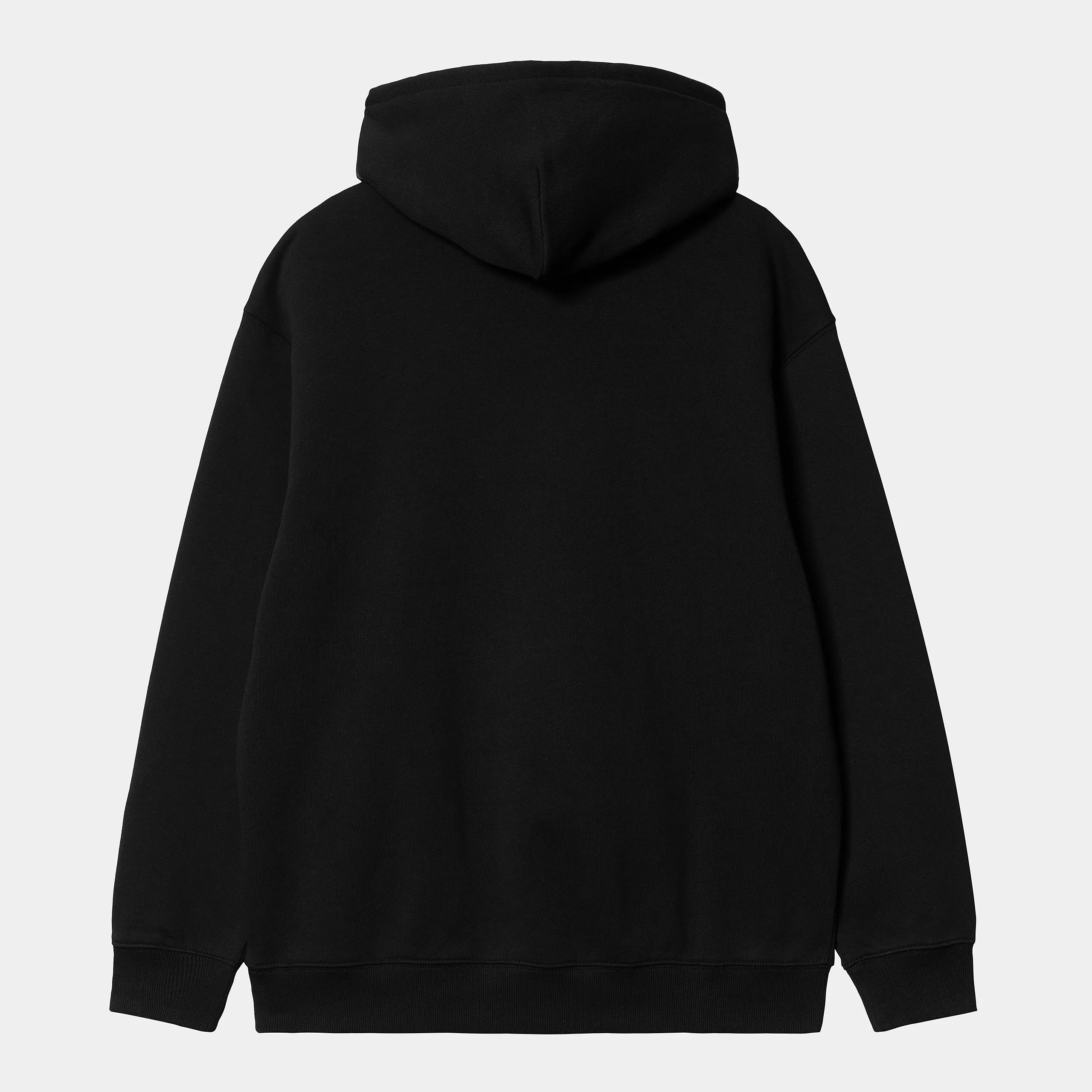 Carhartt WIP Womens Carhartt Sweat Hoodie | Black / White sold by The Foot Factory product image thumbnail 2