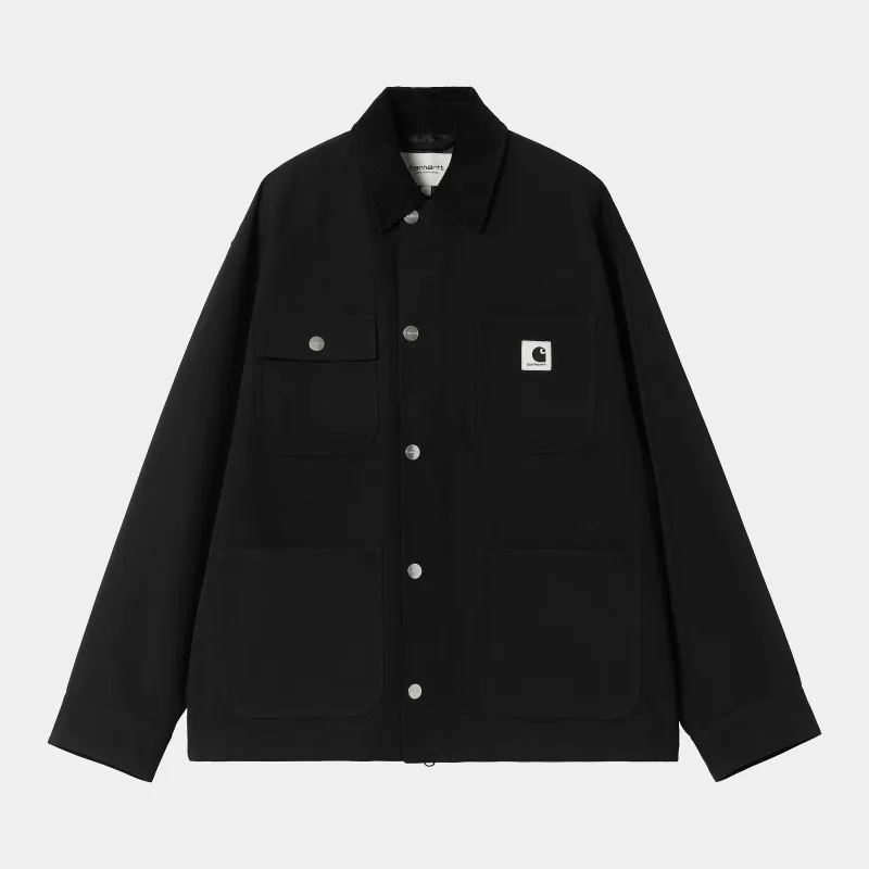 Carhartt WIP Womens Clapton Jacket | Black sold by The Foot Factory