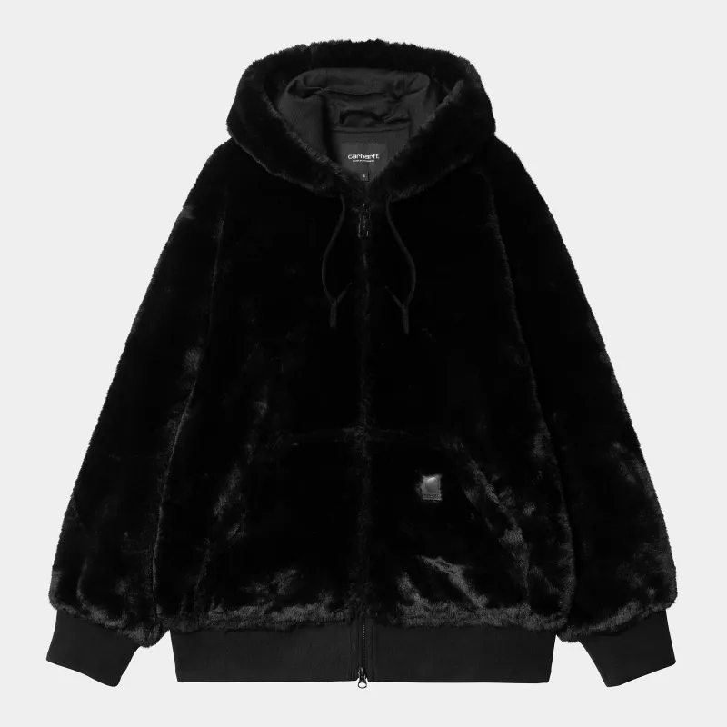 Carhartt WIP Womens Active Faux Fur Jacket | Black made by Carhartt WIP