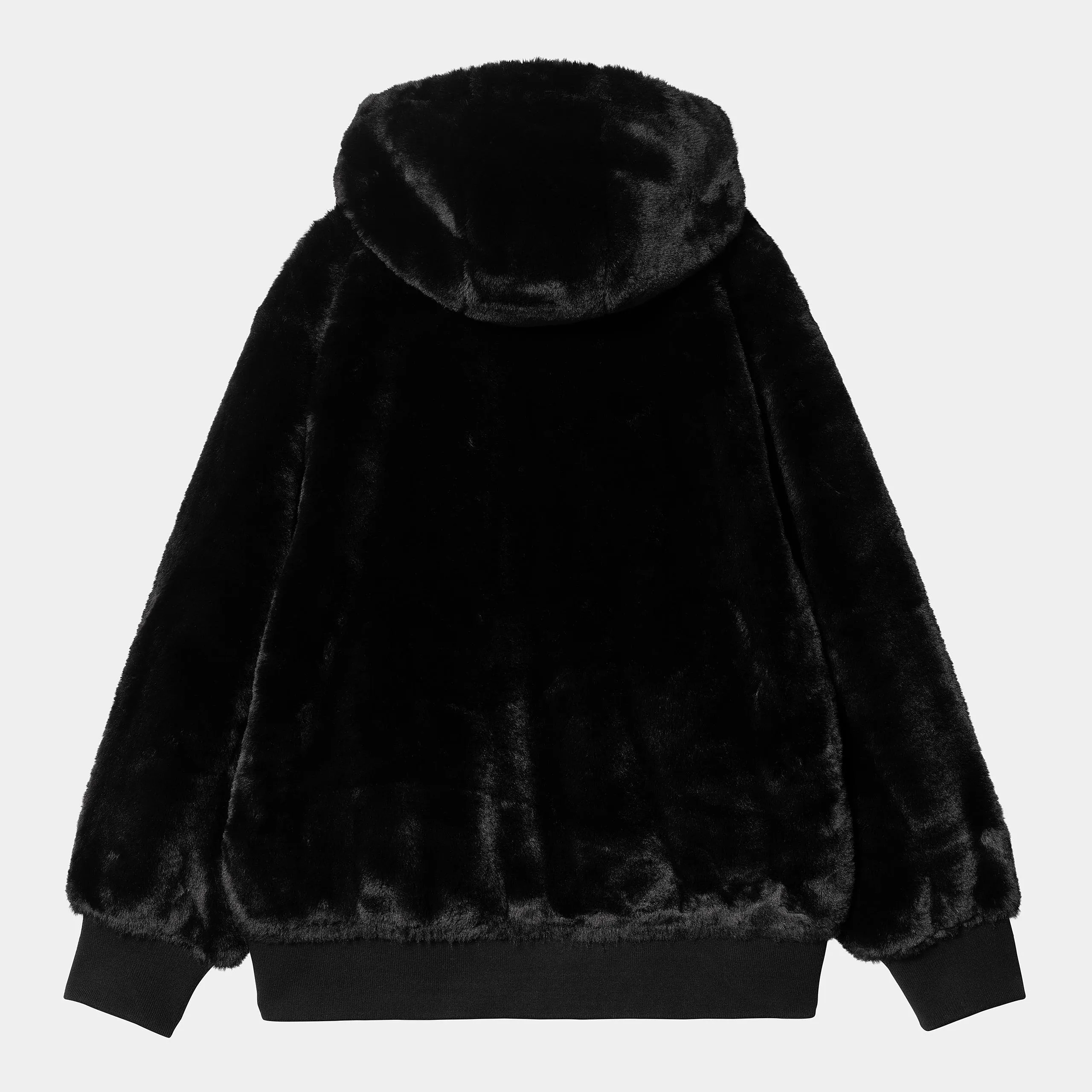 Carhartt WIP Womens Active Faux Fur Jacket | Black sold by The Foot Factory product image thumbnail 2
