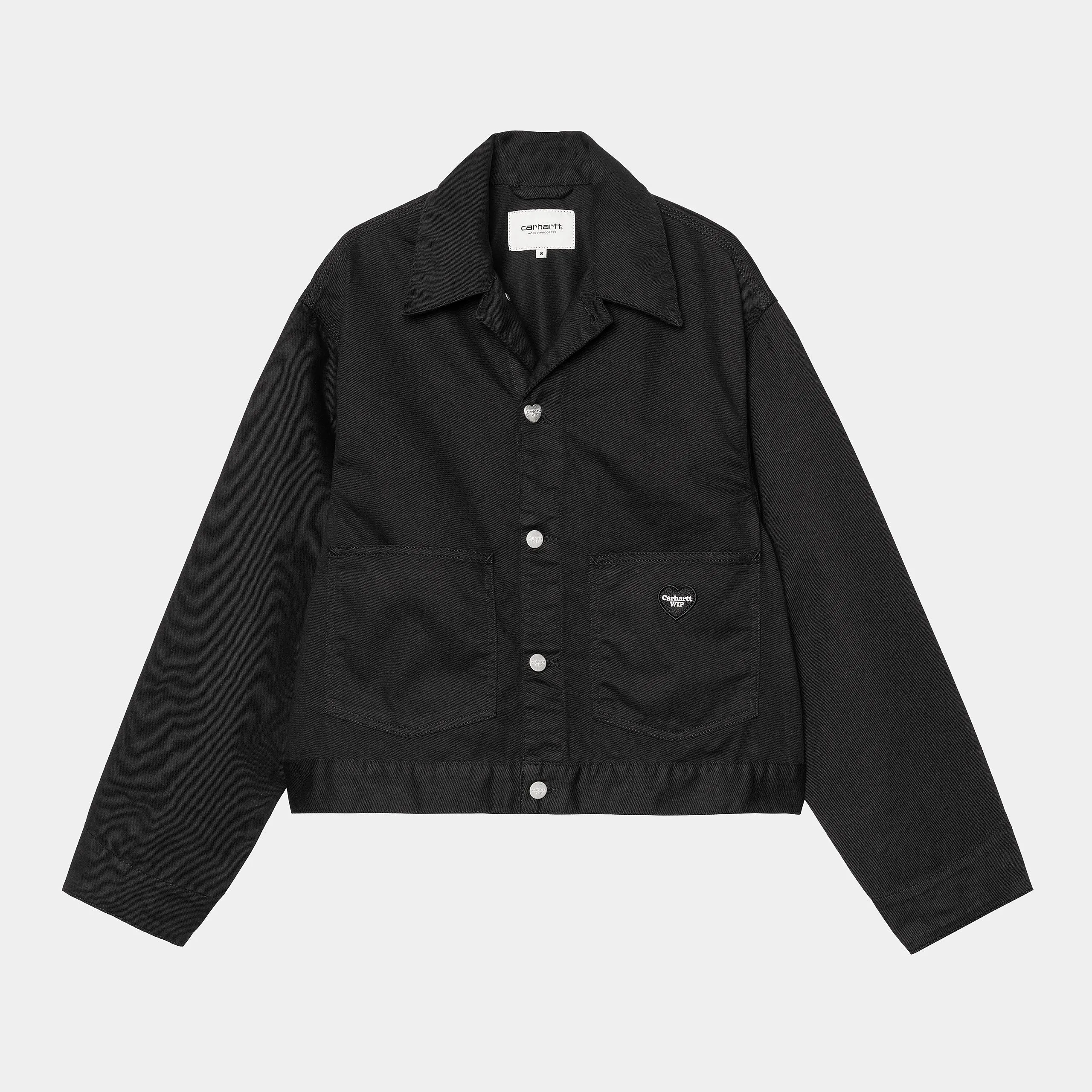 Carhartt WIP Womens Drewe Jacket | Black sold by The Foot Factory
