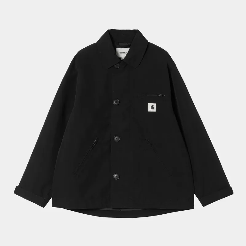 Carhartt WIP Womens Barnett Jacket | Black sold by The Foot Factory