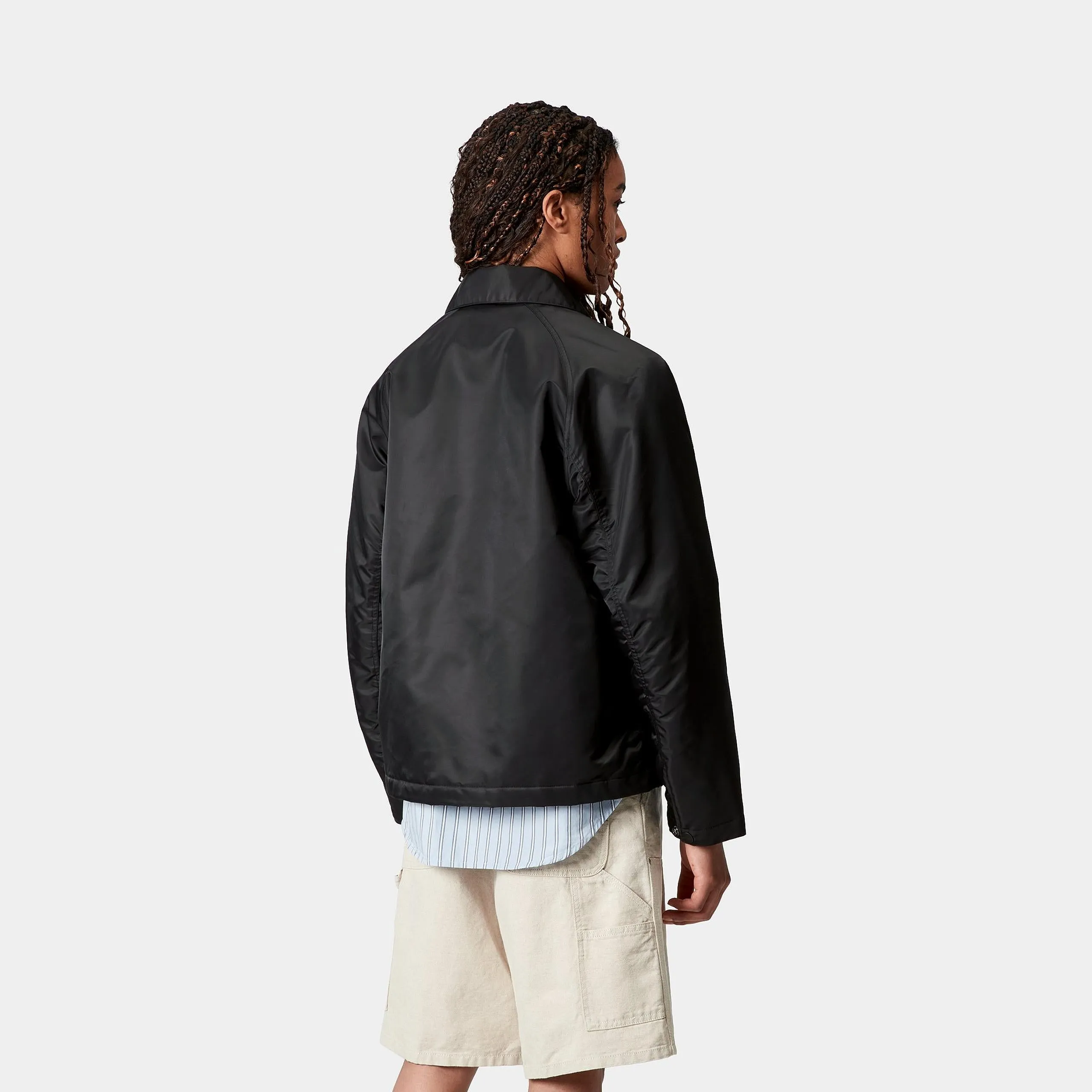 Carhartt WIP Womens Alumni Chore Coat Jacket | Black sold by The Foot Factory product image thumbnail 5