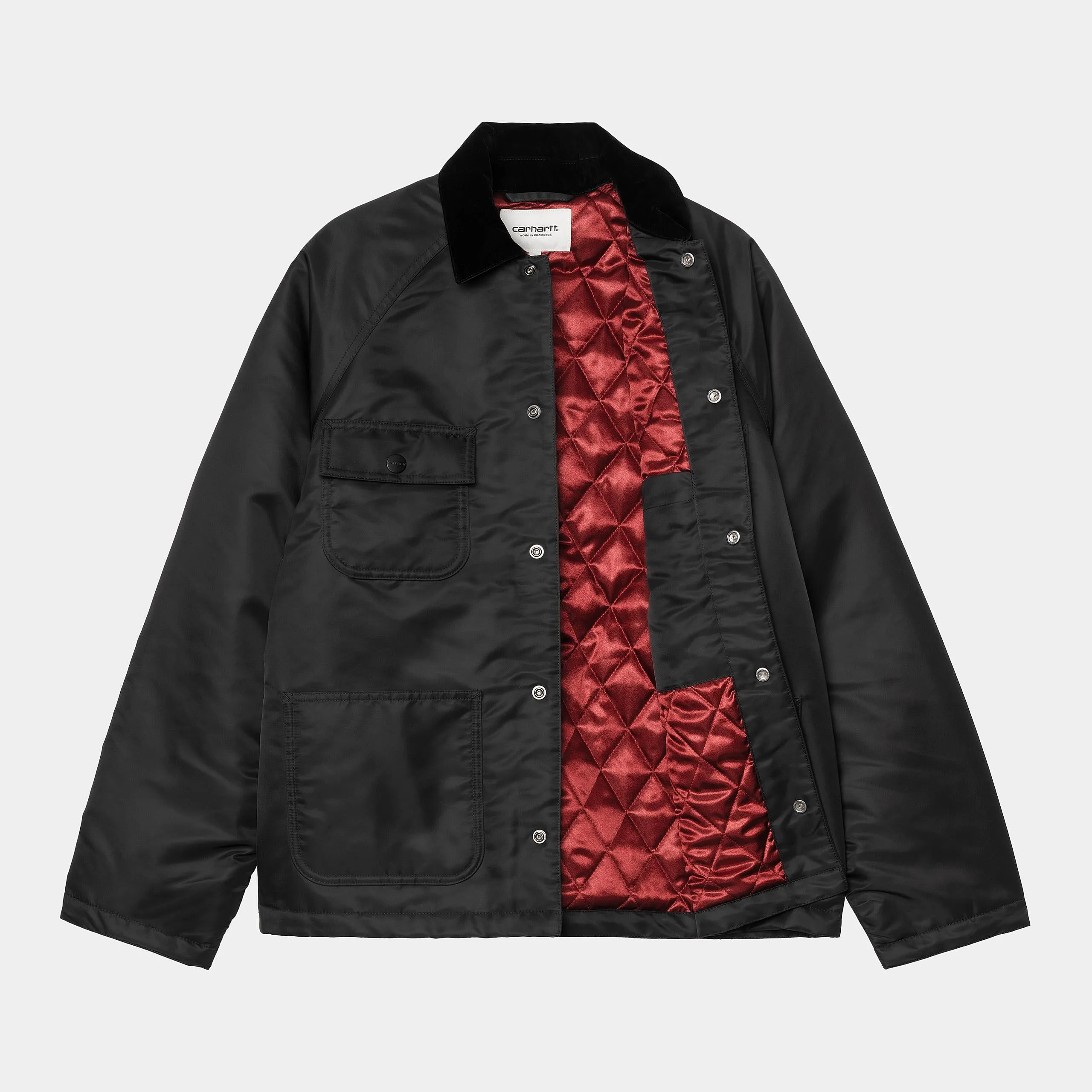 Carhartt WIP Womens Alumni Chore Coat Jacket | Black sold by The Foot Factory product image thumbnail 3