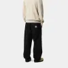 Carhartt WIP Mens Floyde Greentree Stretch Twill Pant | Black Garment Dyed sold by The Foot Factory