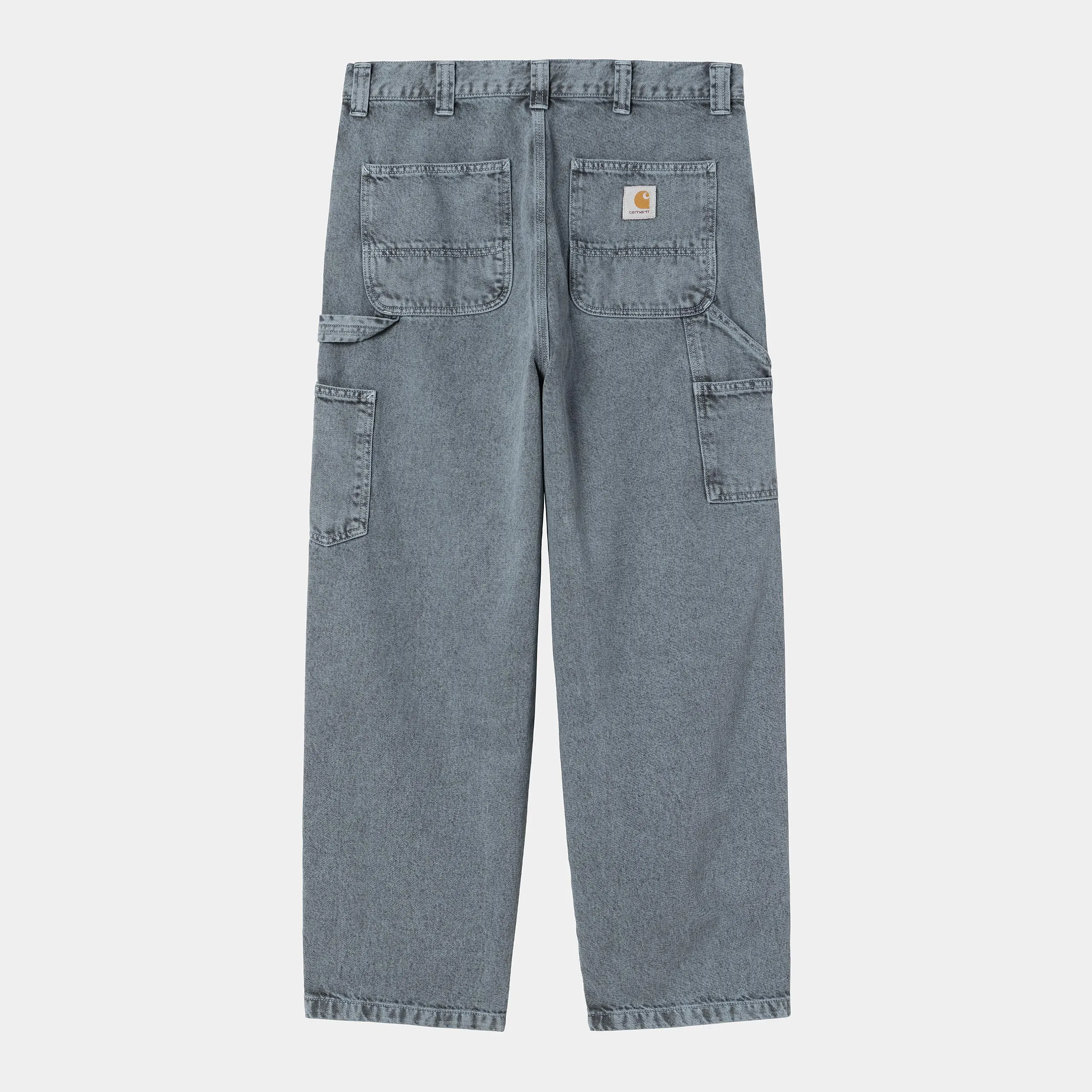 Carhartt WIP Mens OG Single Knee Denim Pant | Black / Blue Fog Garment Dyed sold by The Foot Factory