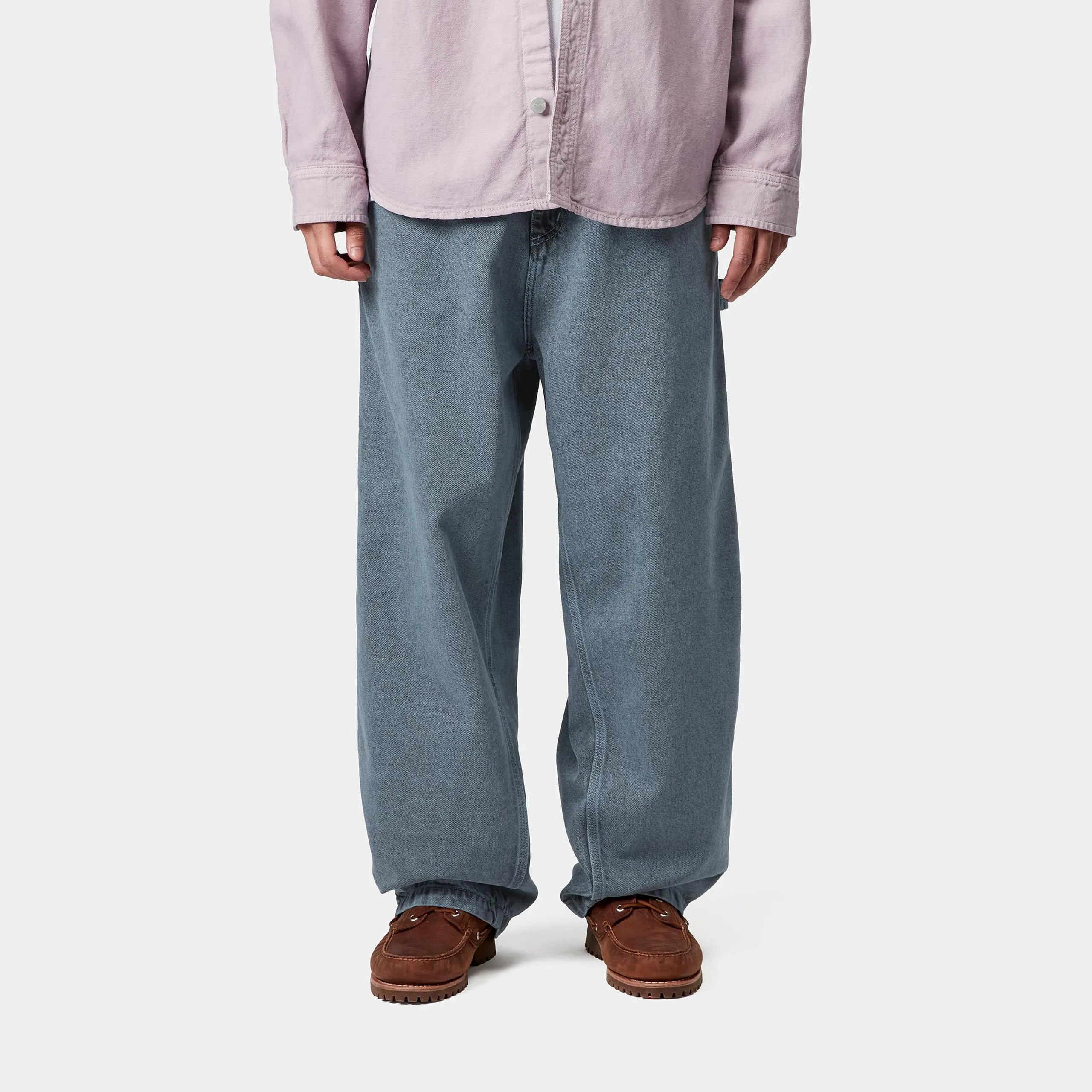 Carhartt WIP Mens OG Single Knee Denim Pant | Black / Blue Fog Garment Dyed sold by The Foot Factory product image thumbnail 3