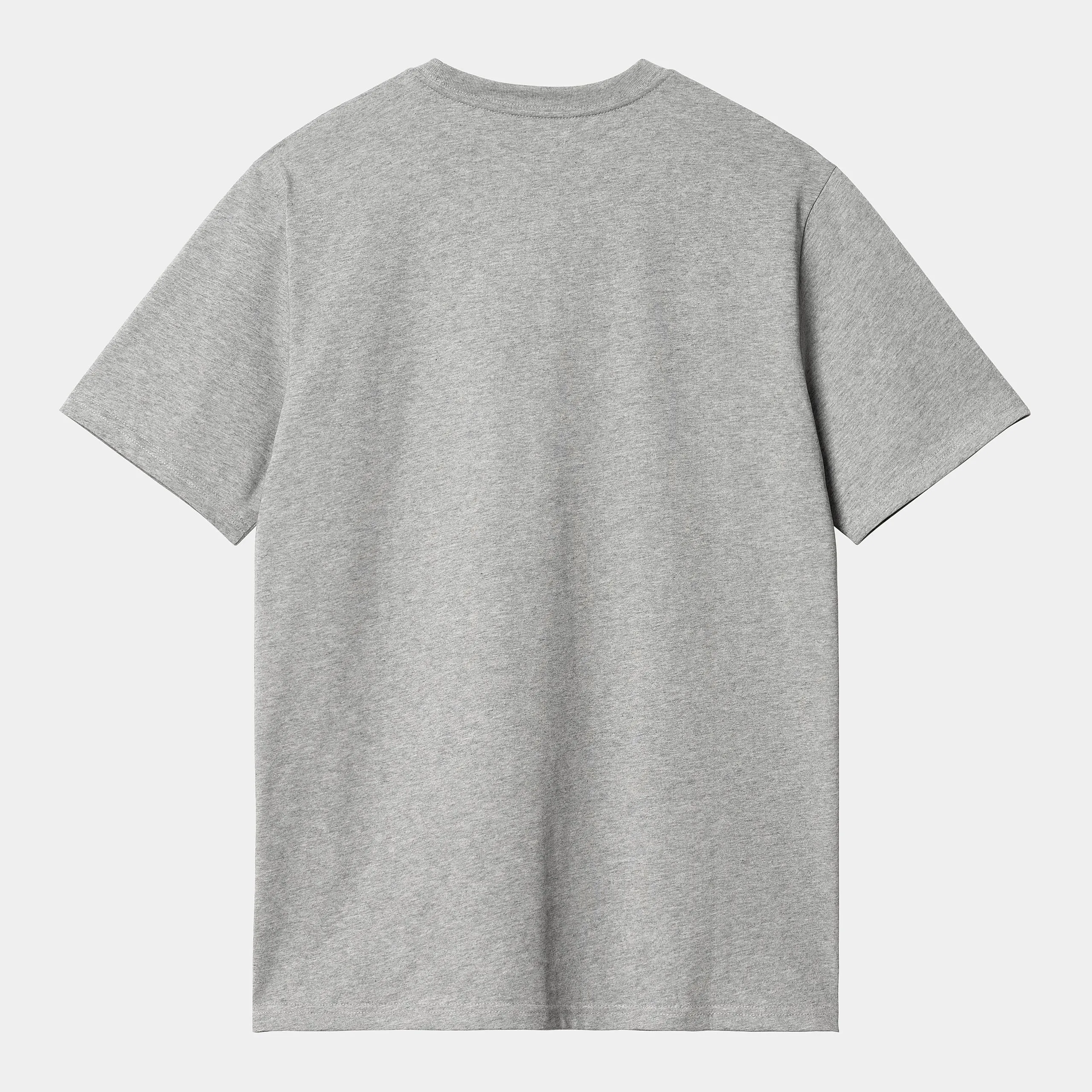 Carhartt WIP Mens Pocket T-Shirt | Grey Heather sold by The Foot Factory product image thumbnail 2