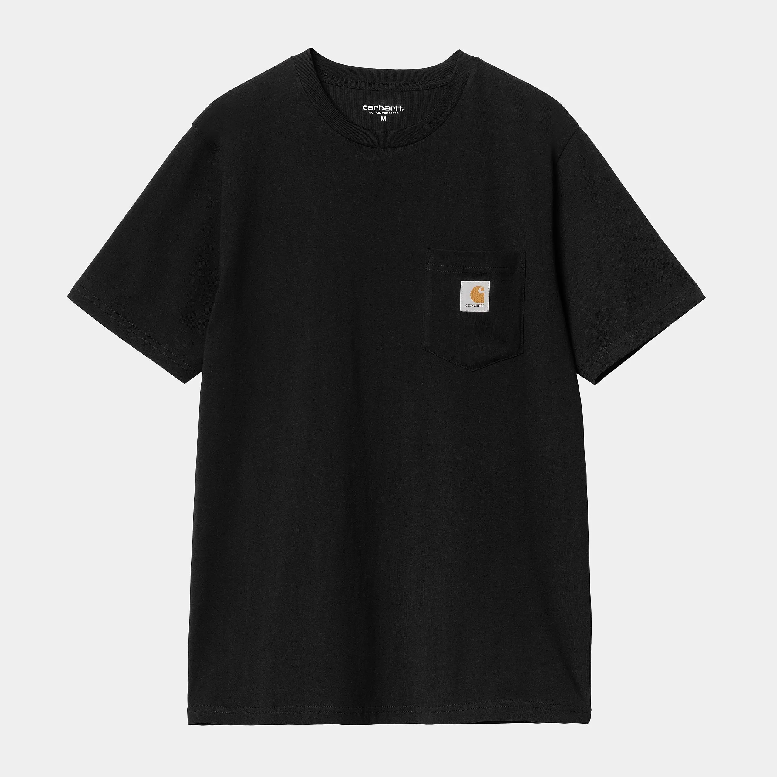 Carhartt WIP Mens Pocket T-Shirt | Black sold by The Foot Factory