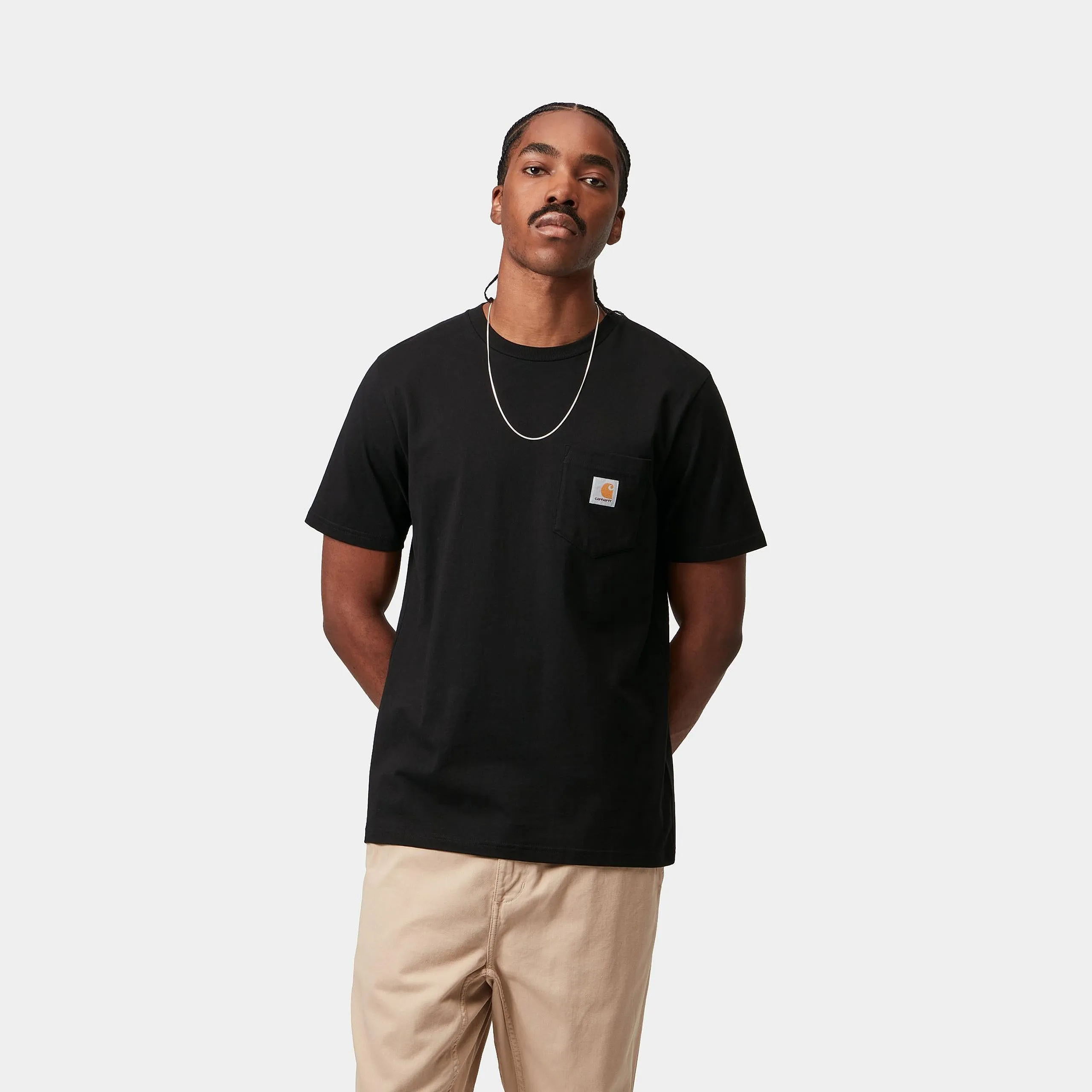 Carhartt WIP Mens Pocket T-Shirt | Black sold by The Foot Factory product image thumbnail 3