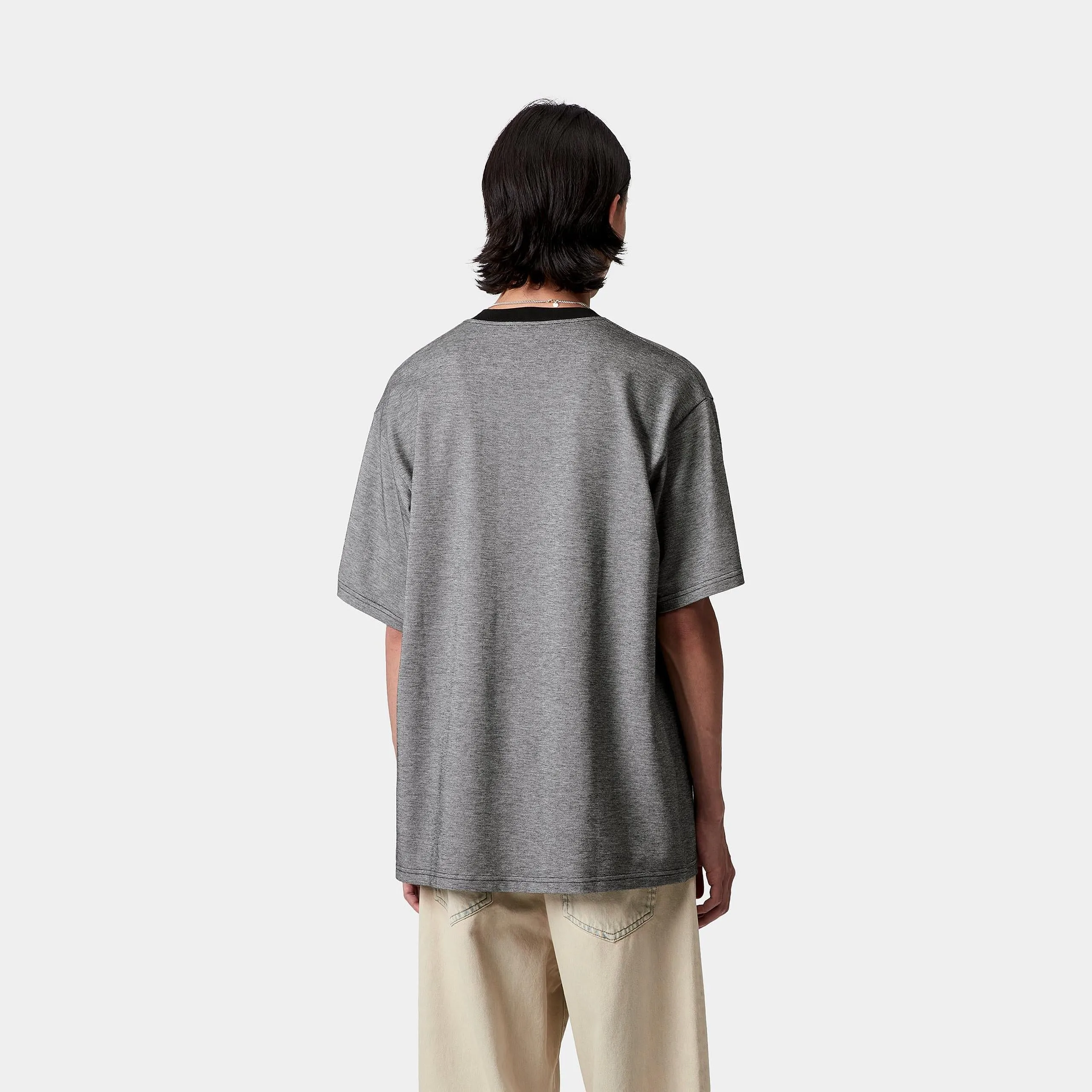 Carhartt WIP Mens Pique T-Shirt | Black sold by The Foot Factory product image thumbnail 4